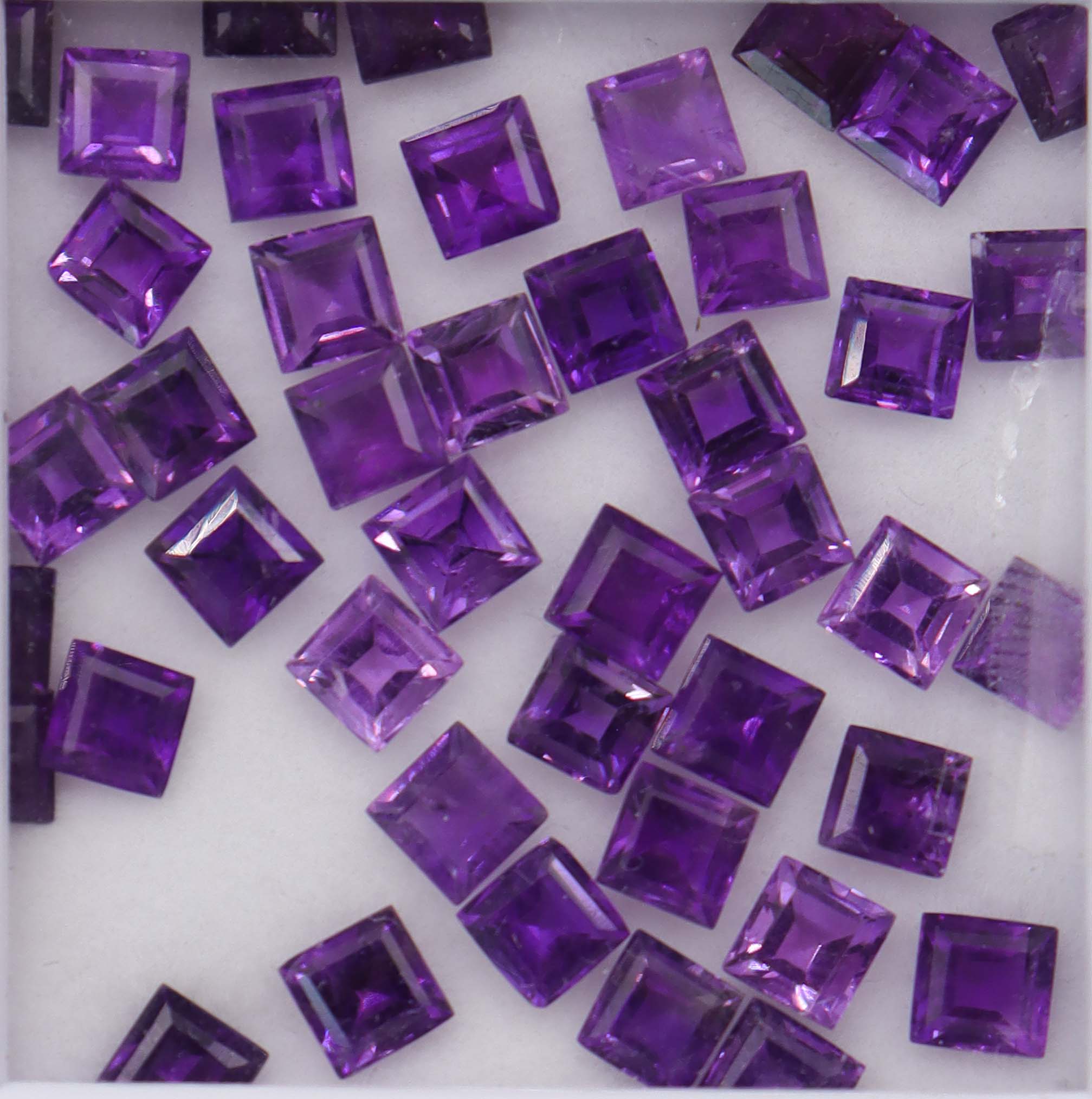 Luxury Promise 15.76ct Amethyst princess cut set DXBCS6168