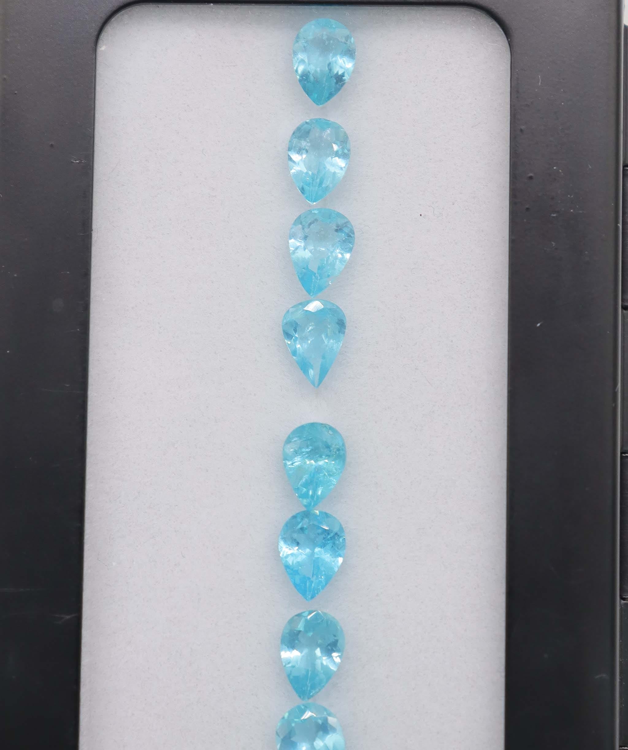 Luxury Promise 17.50ct Apatite Pear Calibrated Set 24pcs DXBCS5948