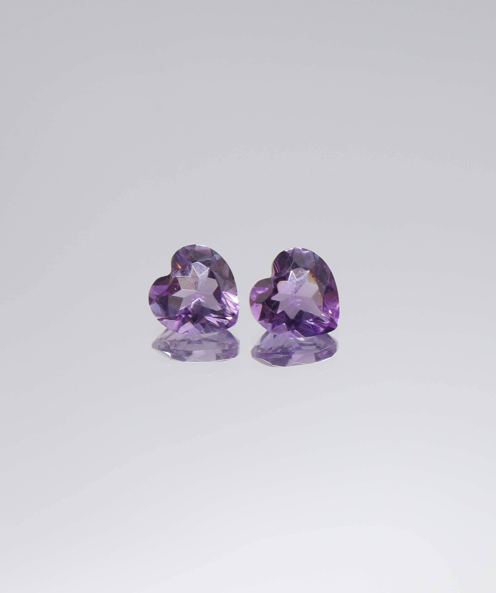 Luxury Promise 2.15ct Amethyst 2 heart DXBCS6119