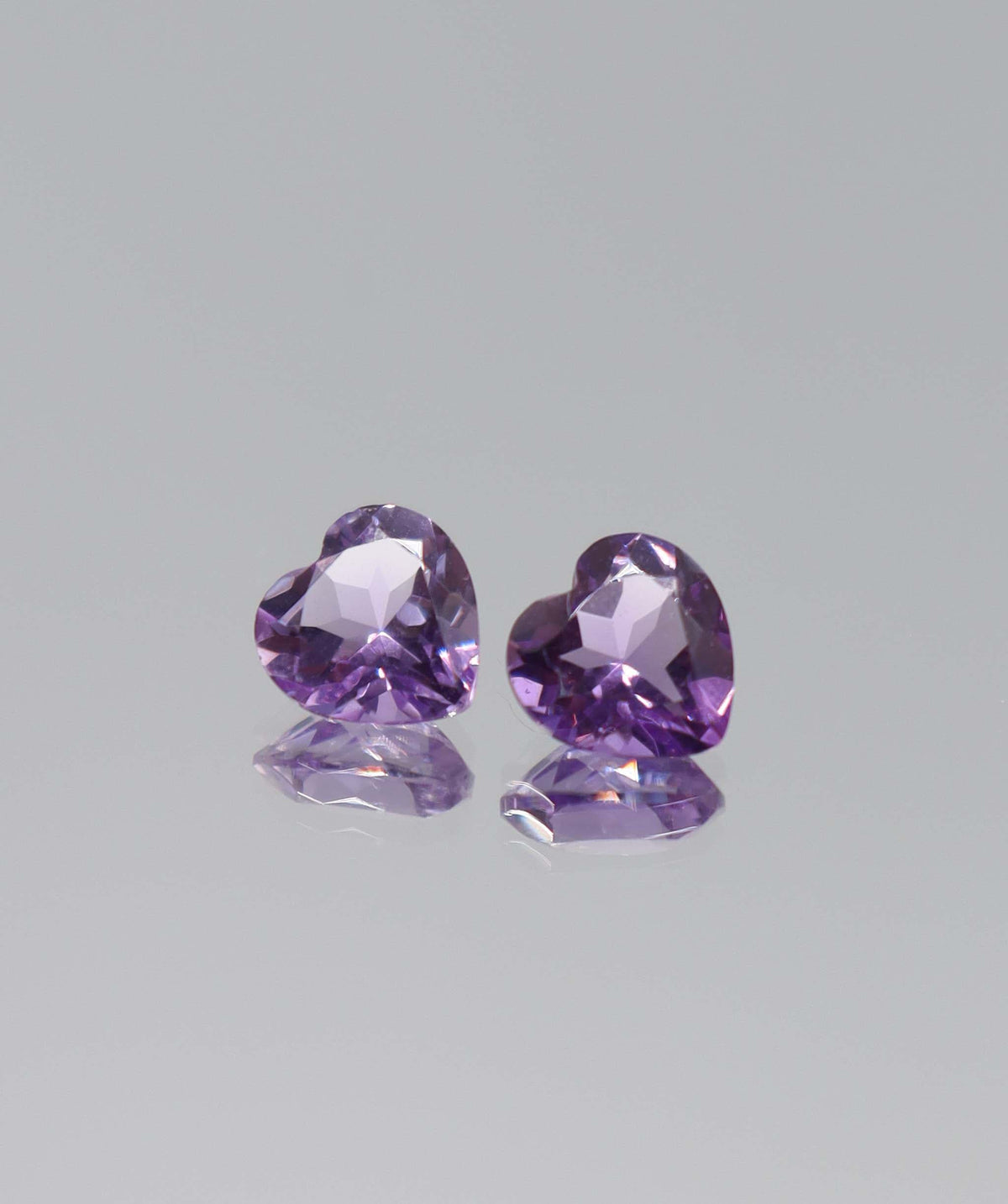 Luxury Promise 2.15ct Amethyst 2 heart DXBCS6119