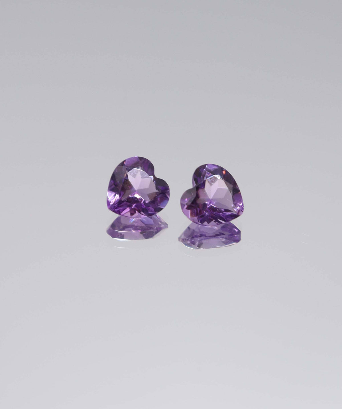 Luxury Promise 2.20ct Amethyst 2 heart DXBCS6125