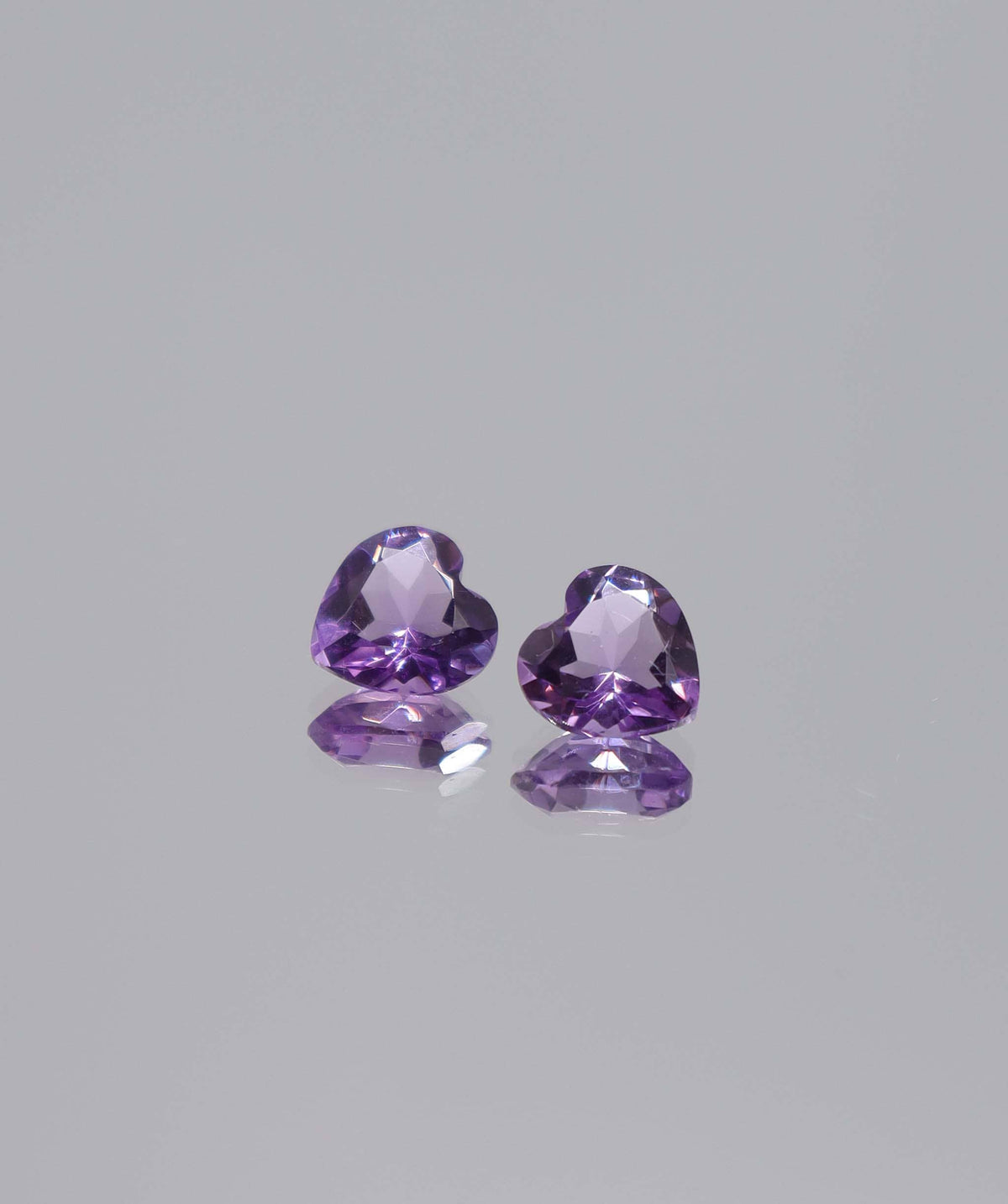 Luxury Promise 2.20ct Amethyst 2 heart DXBCS6125