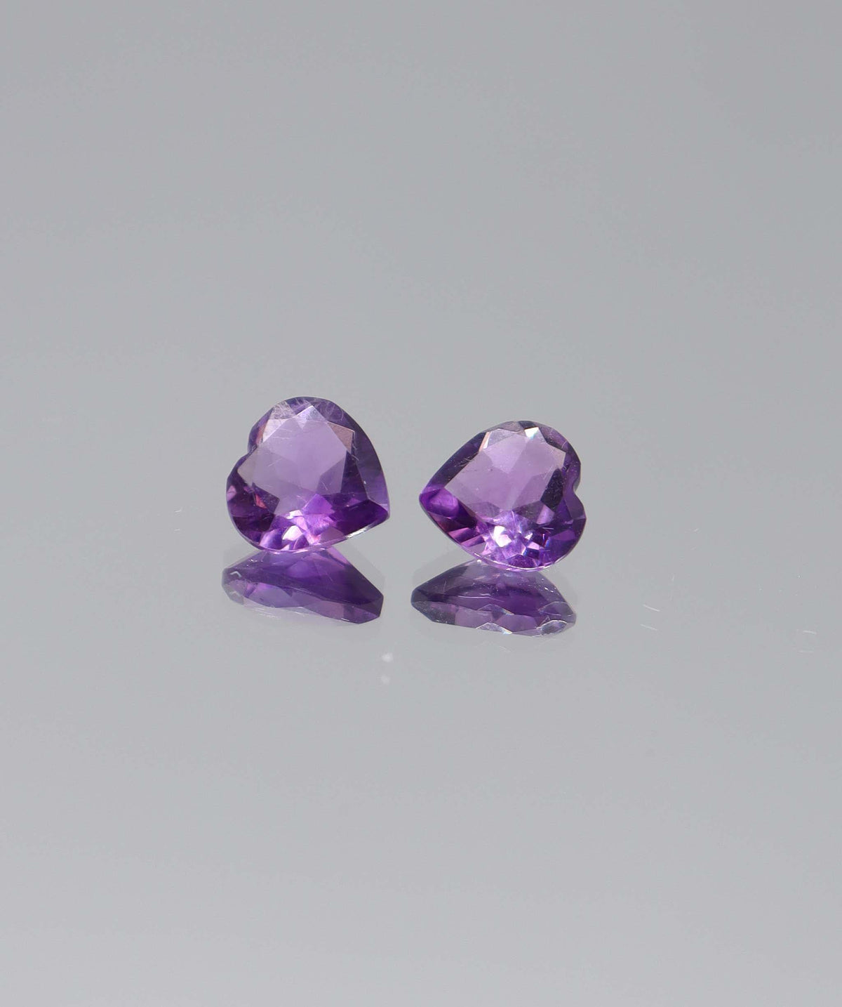 Luxury Promise 2.58ct Amethyst 2 heart DXBCS6124