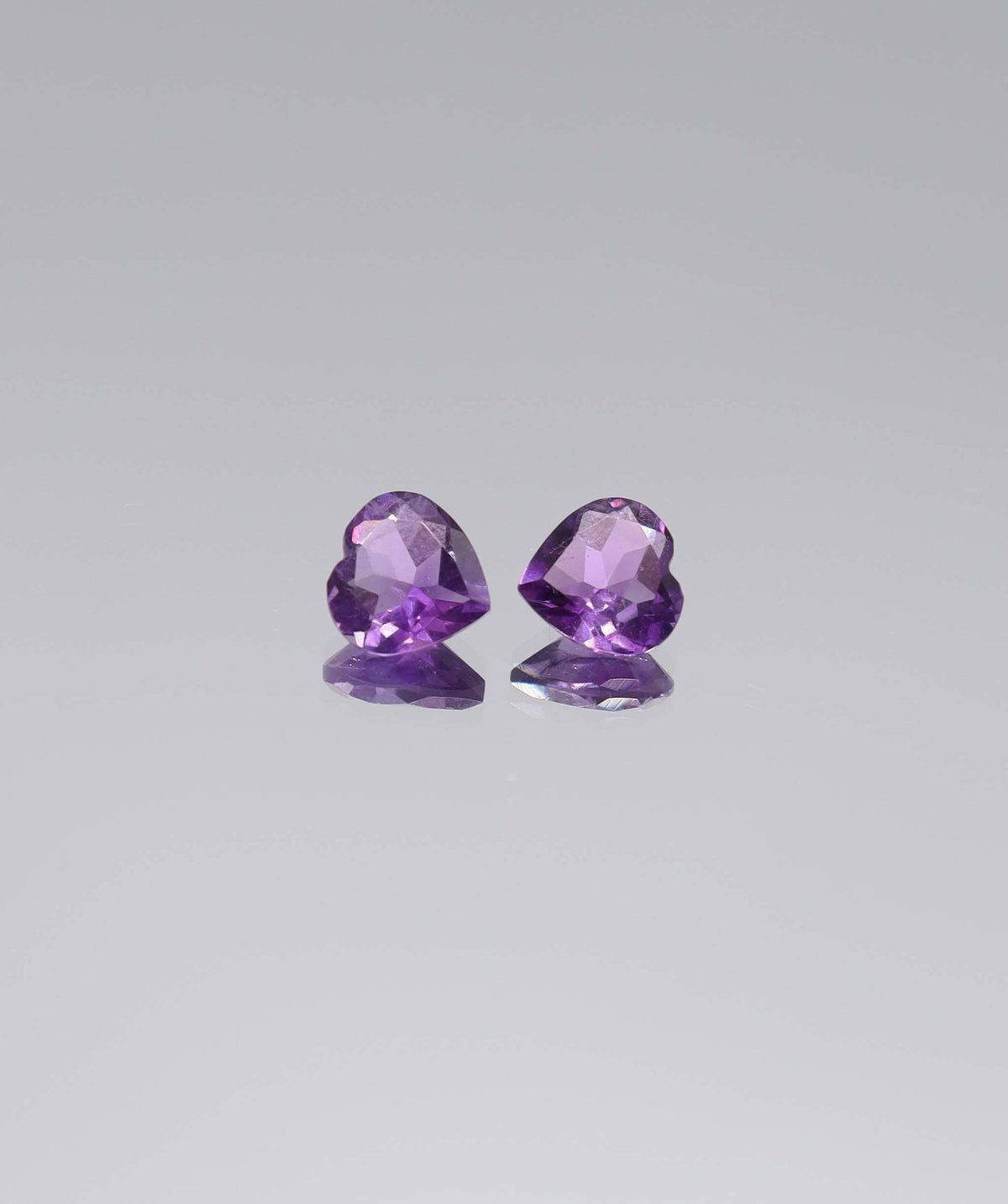 Luxury Promise 2.58ct Amethyst 2 heart DXBCS6124