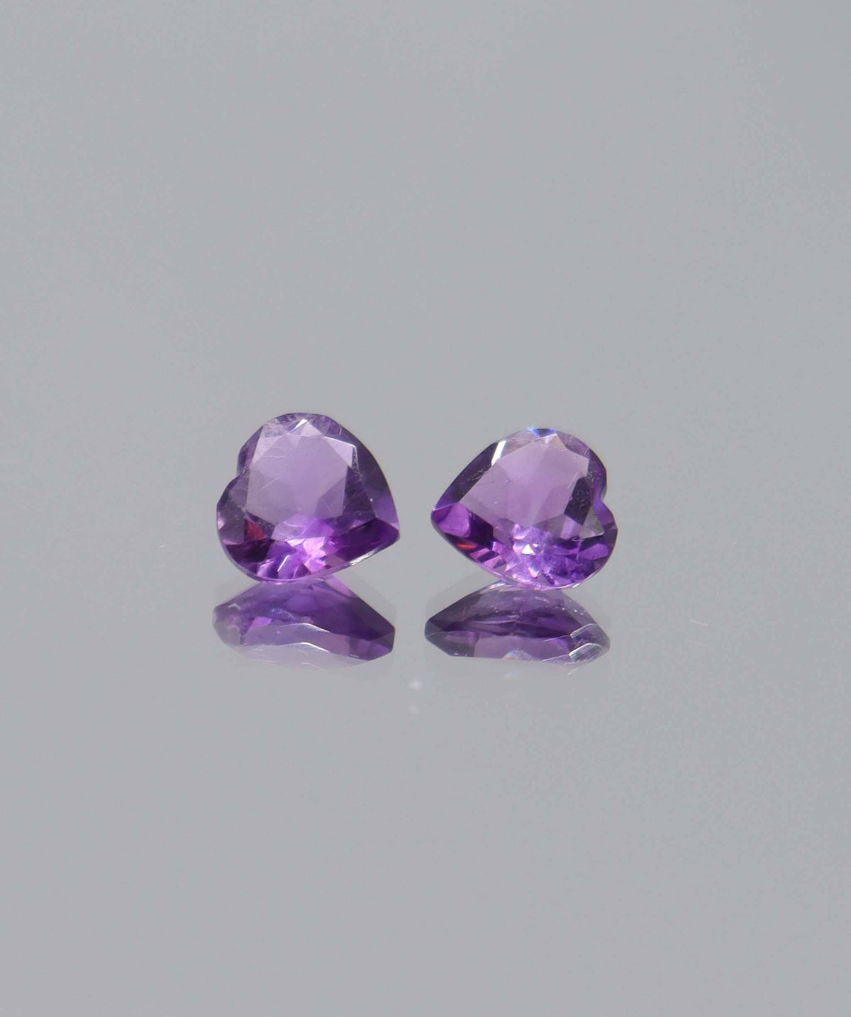Luxury Promise 2.58ct Amethyst 2 heart DXBCS6124