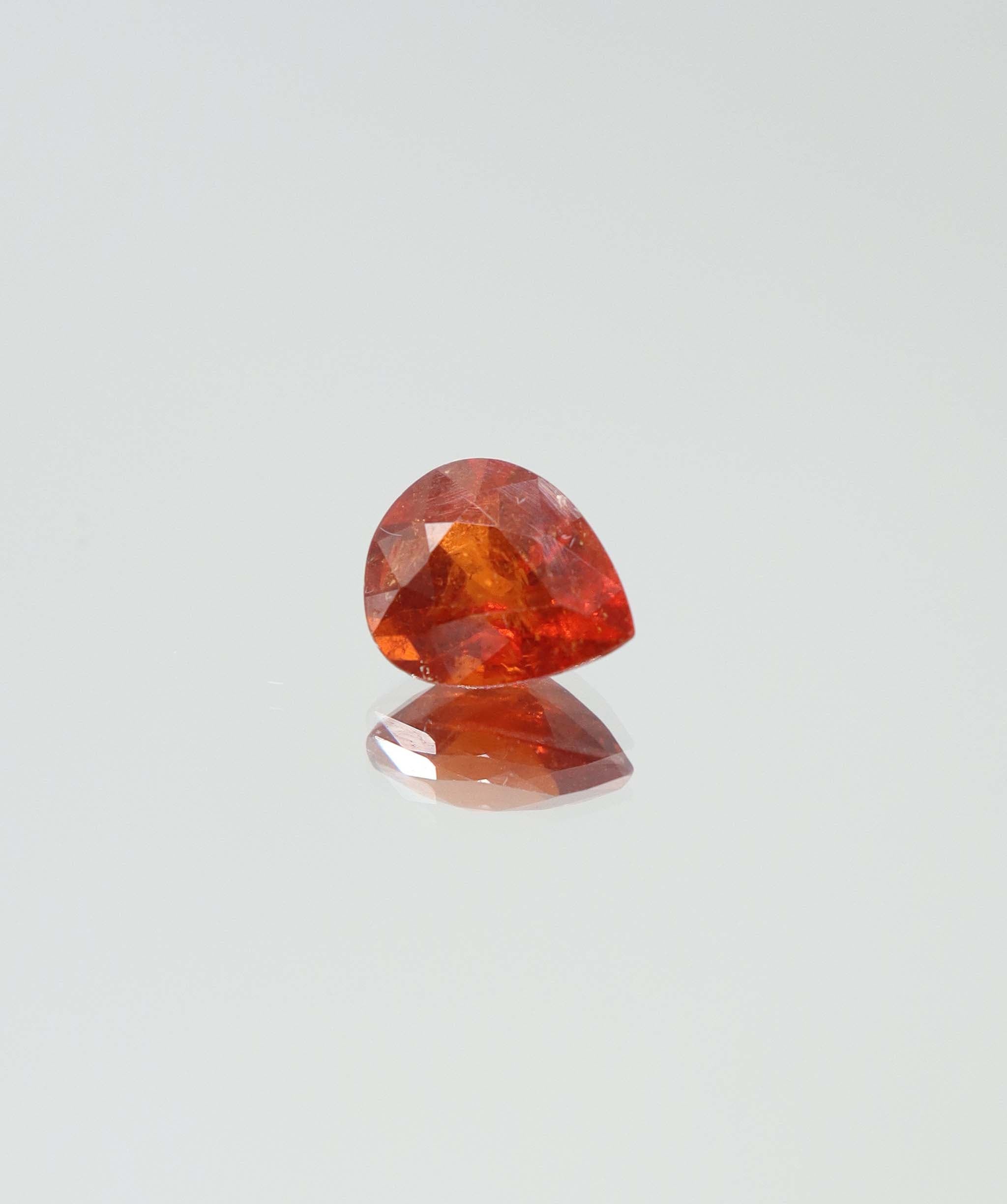 Luxury Promise 2.68ct Garnet Pear cut DXBCD2048