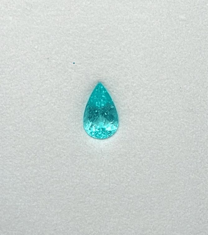 Luxury Promise 2.86ct PEAR SHAPE MOZAMBIQUE PARAIBA DXBCS6060