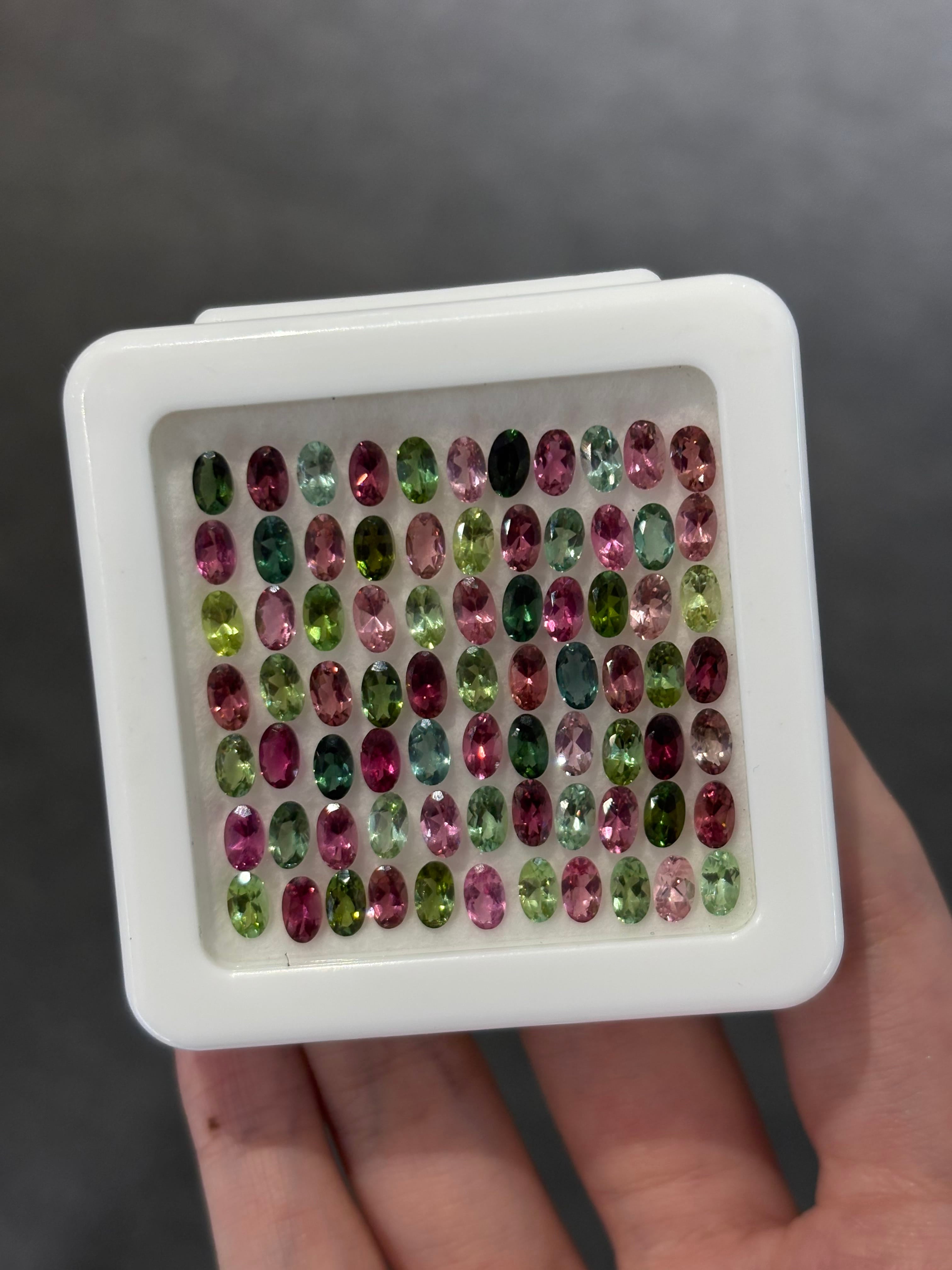 Luxury Promise 20.49ct Tourmaline Set 5x3 DXBCS5000