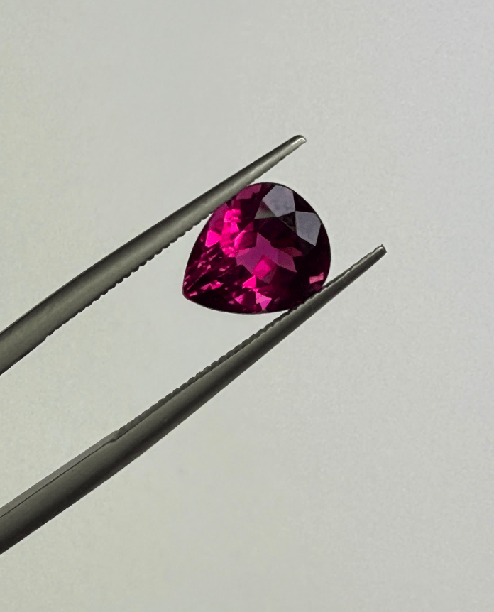 Luxury Promise 3.1CT PEAR RUBELLITE TOURMALINE DXBCS6234