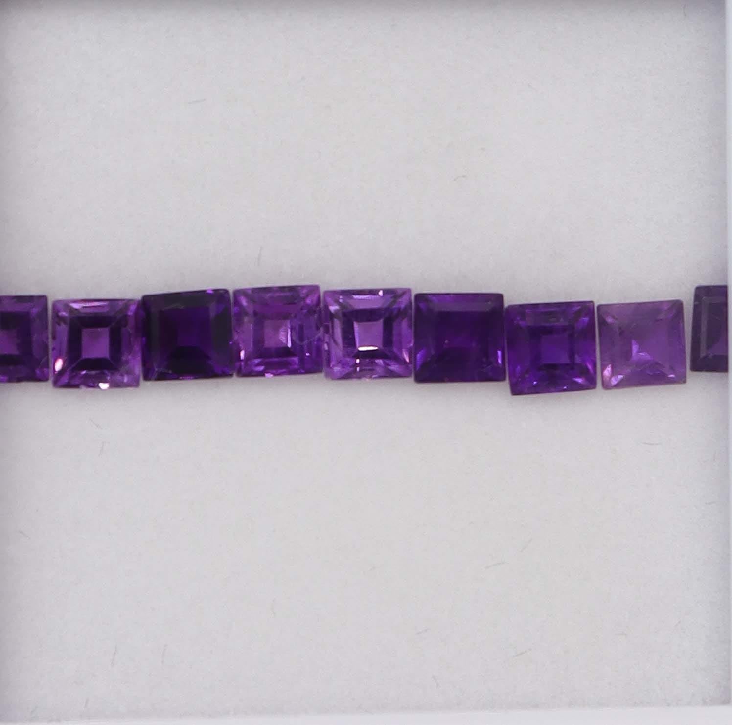 Luxury Promise 3.25ct Amethyst bagette set DXBCS6139