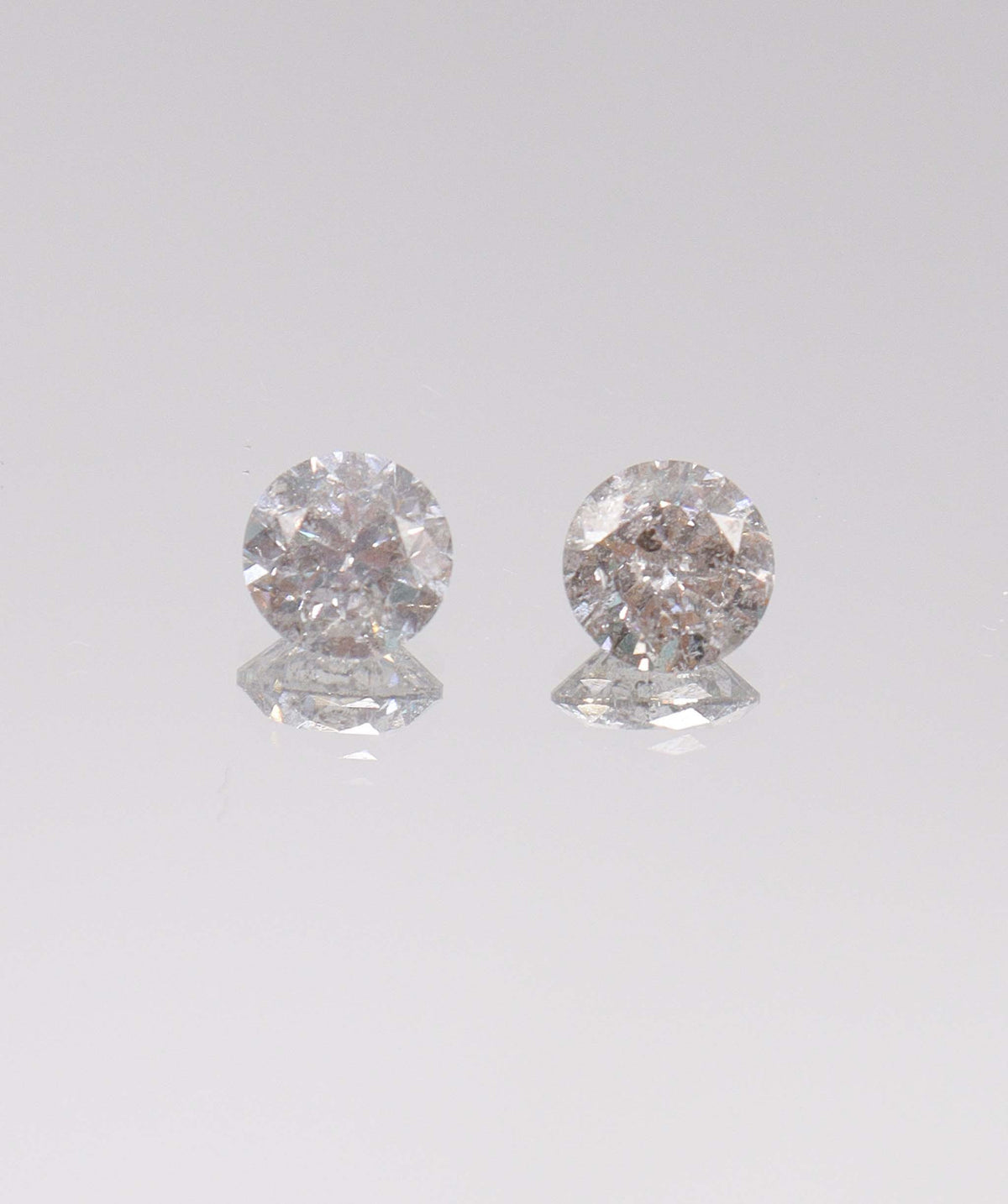 Luxury Promise 3.43CT D-G COMMERCIAL ROUND DIAMOND PAIR DXBCS7224