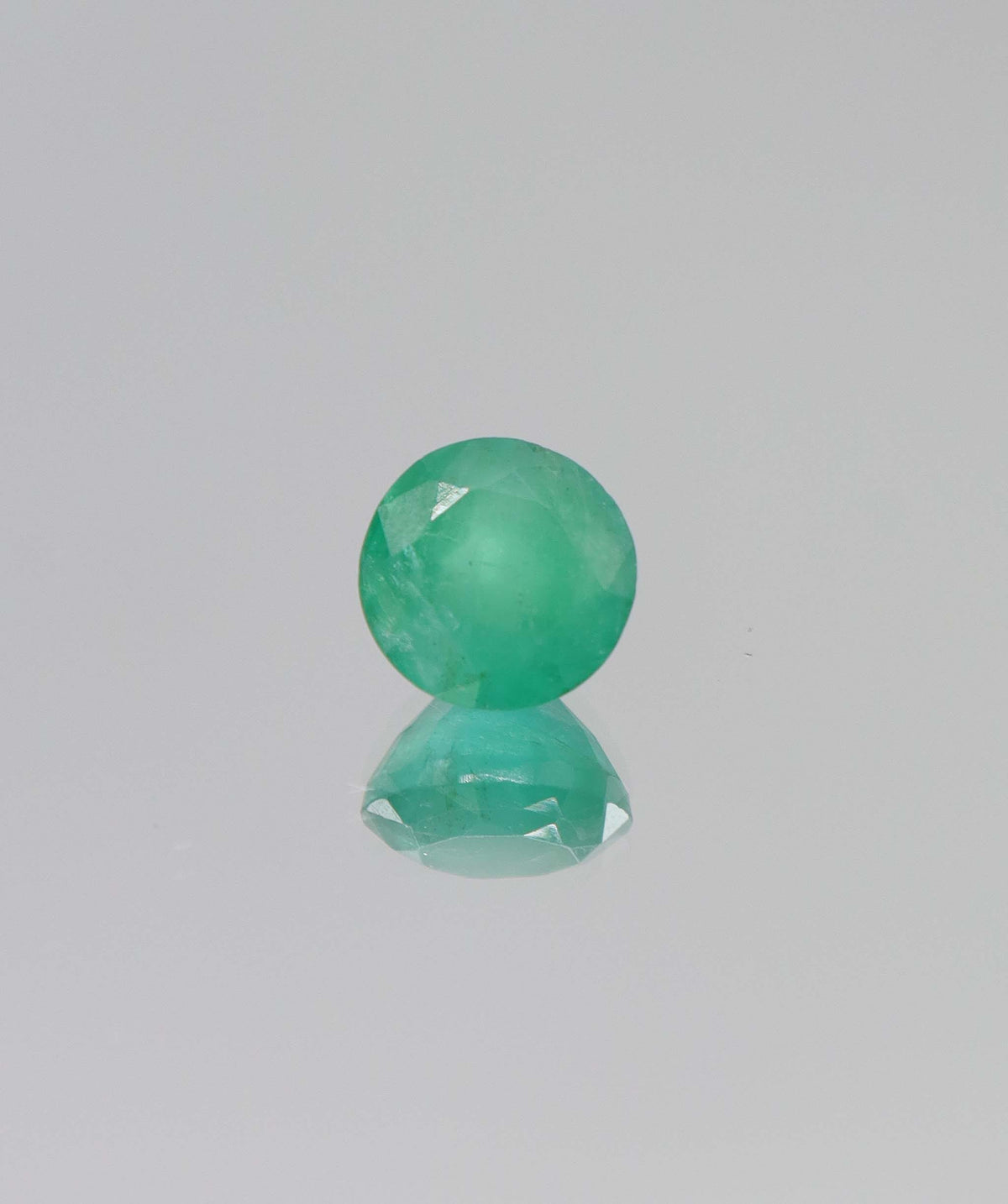 Luxury Promise 3.45ct Round Natural Zambian Emerald DXBCS6346