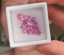 Luxury Promise 3.46ct pink sapphire box DXBCS6530
