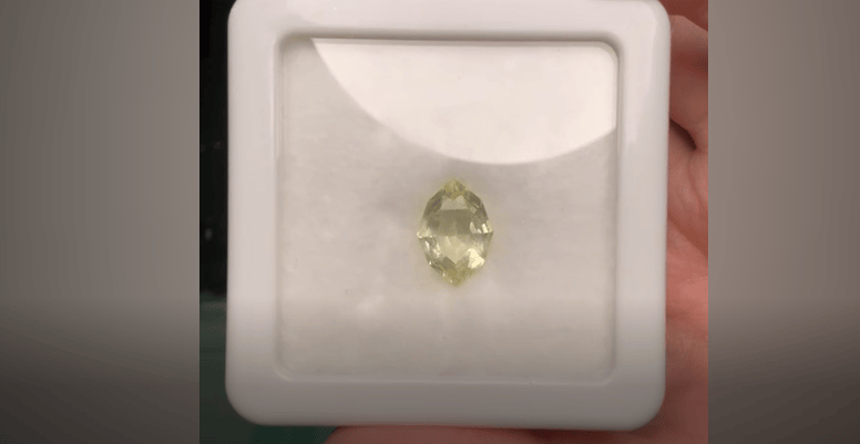 Luxury Promise 3.55ct Lemon Amethyst Fantasy Cut DXBCS5117