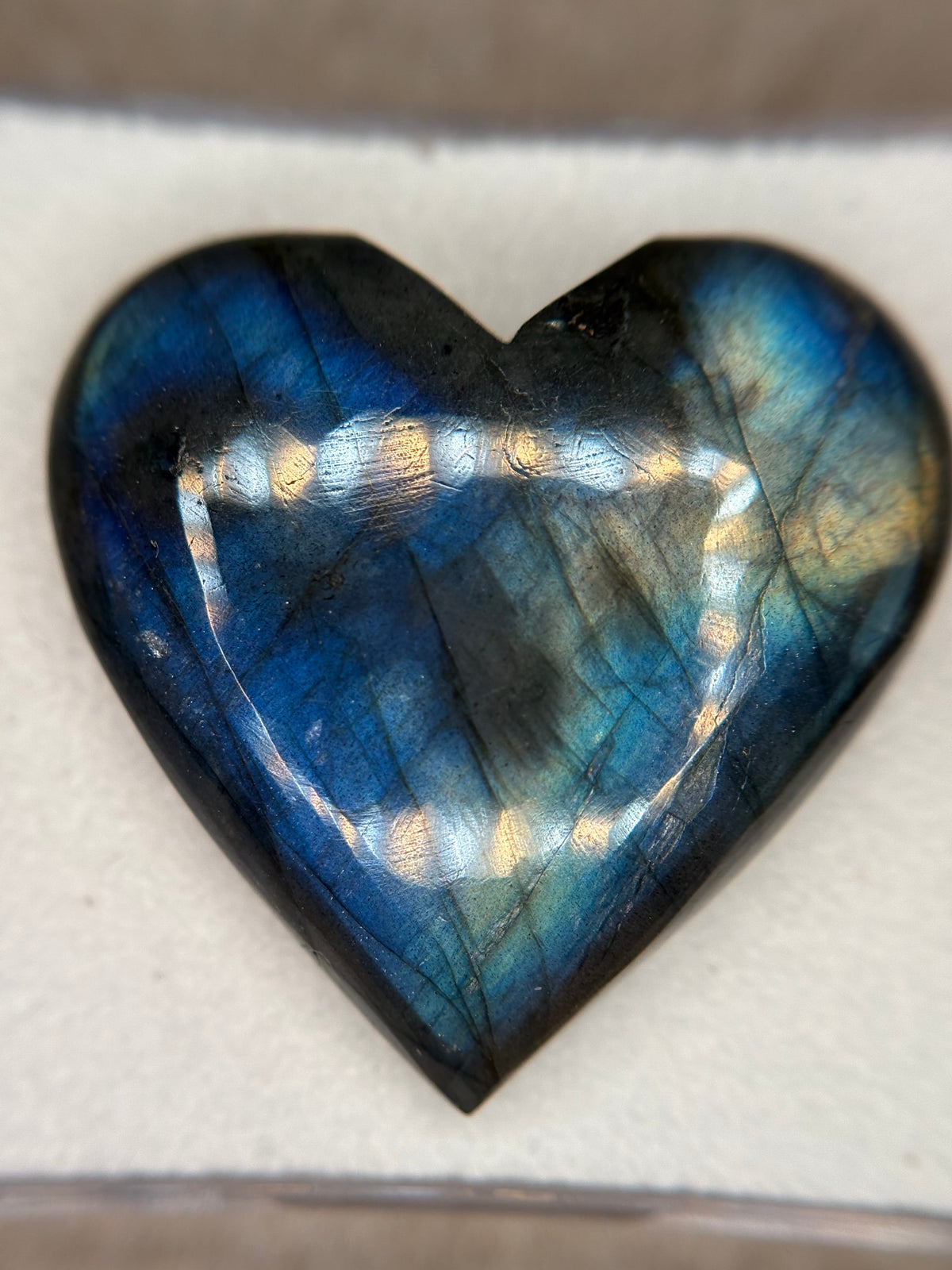 Luxury Promise 37.55ct Labradorite Heart THAIC0085