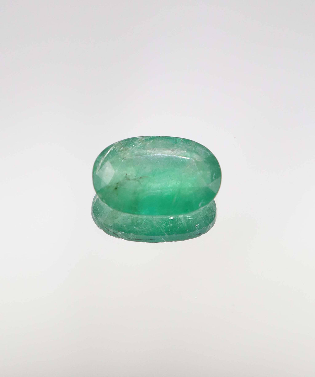 Luxury Promise 4.15ct Oval Natural Zambian Emerald DXBCS6344