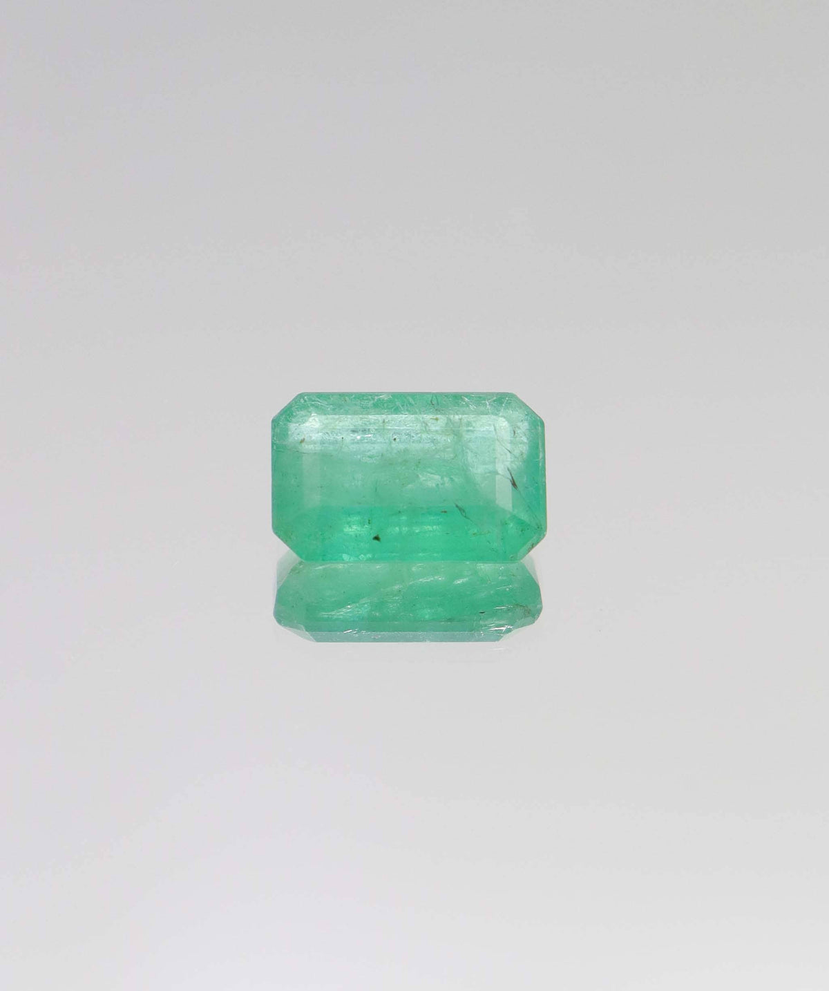 Luxury Promise 4.2ct Emerald Cut Natural Zambian Emerald DXBCS6424