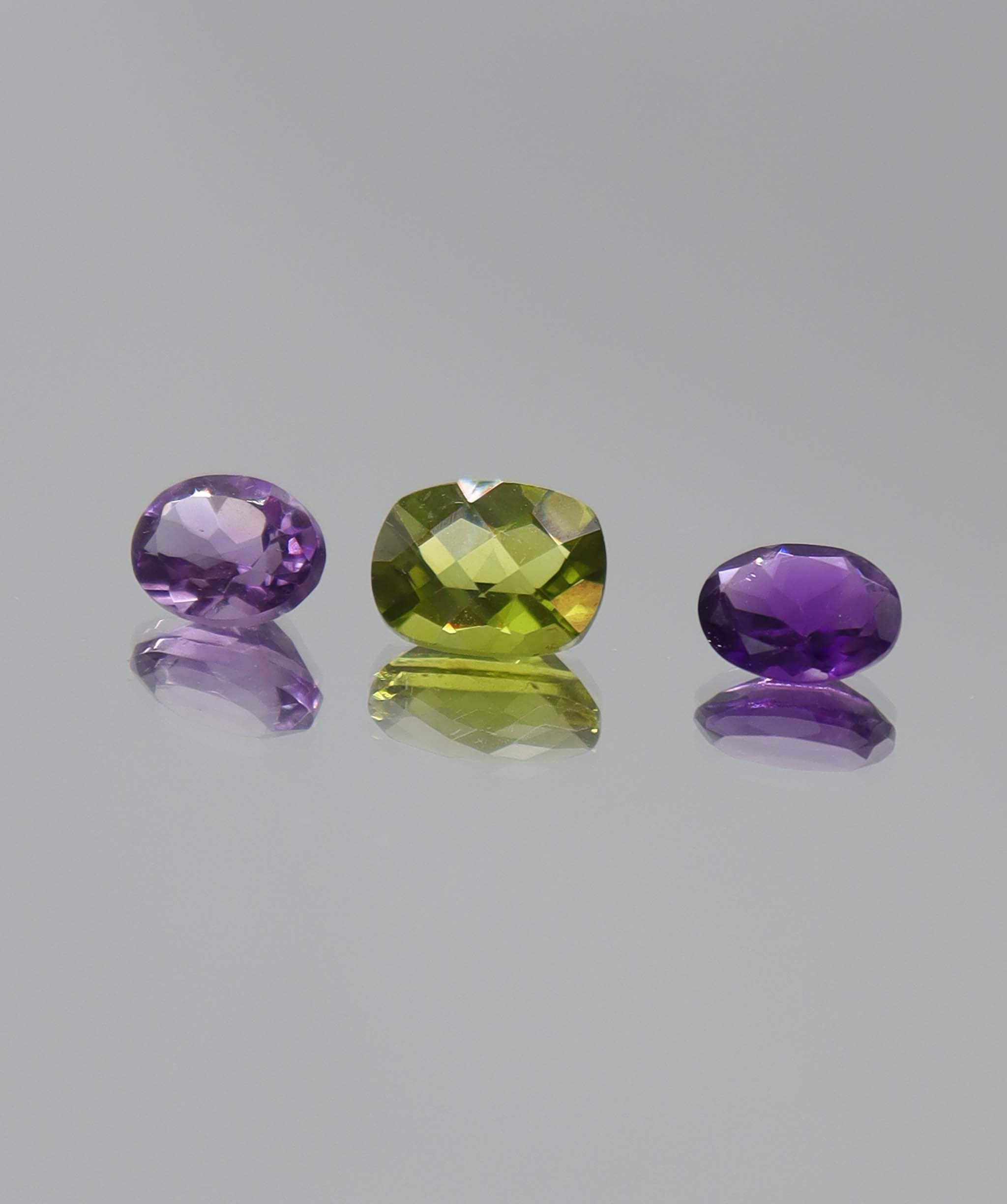 Luxury Promise 4.45ct Amethyst -peridot set DXBCS6157