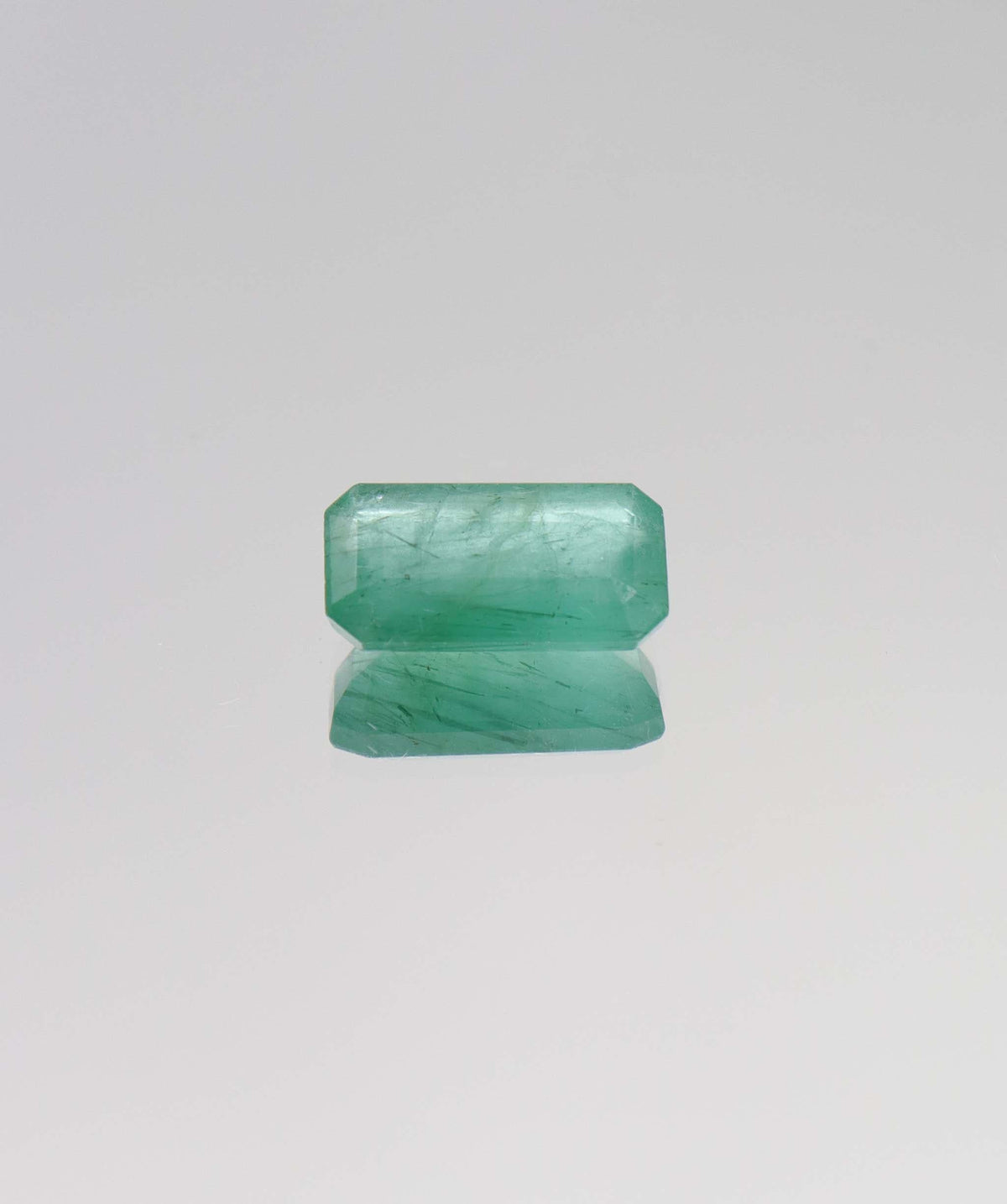 Luxury Promise 4.45ct Emerald Cut Natural Zambian Emerald DXBCS6385