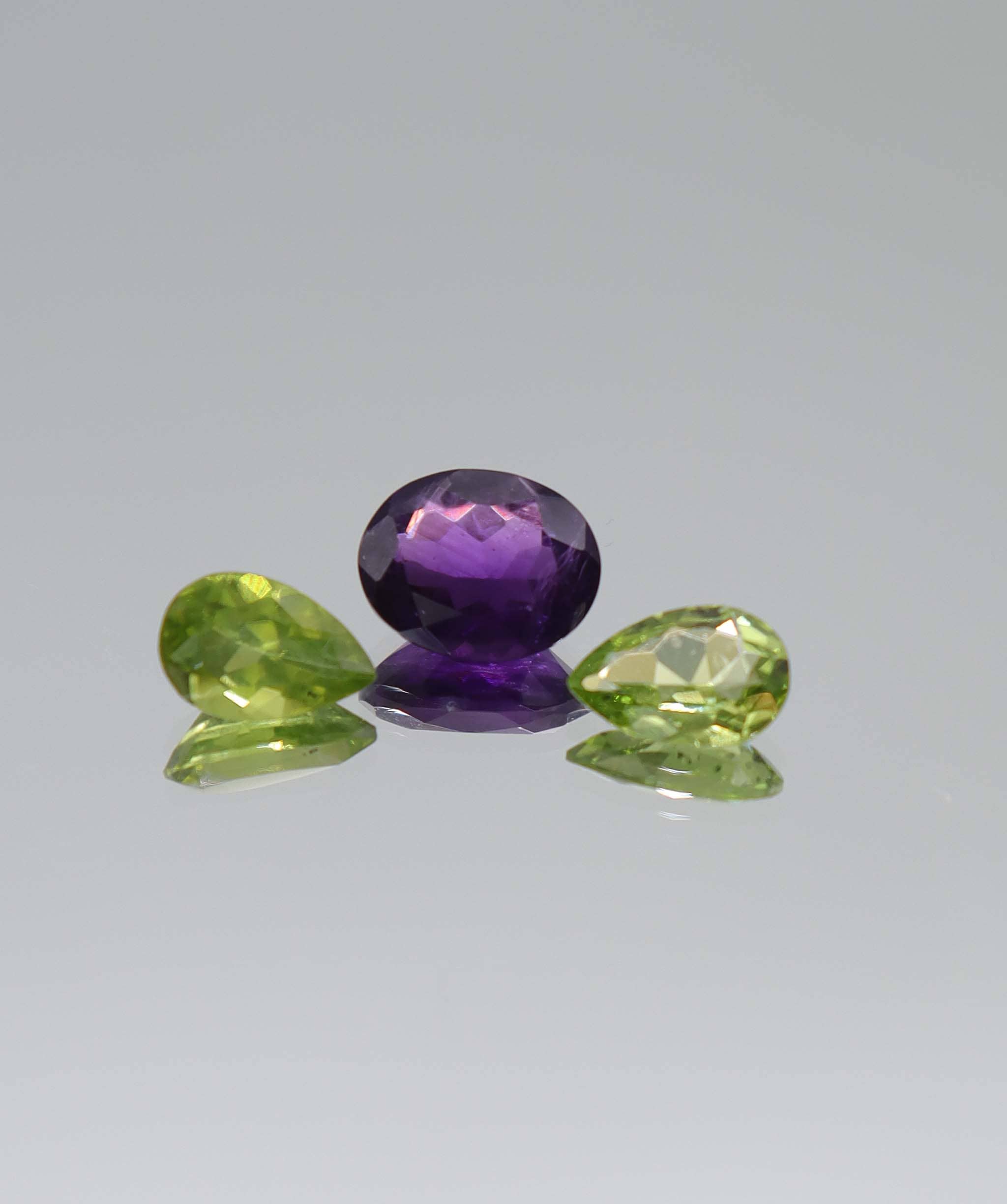 Luxury Promise 4.82ct Amethyst-Peridot set DXBCS6143