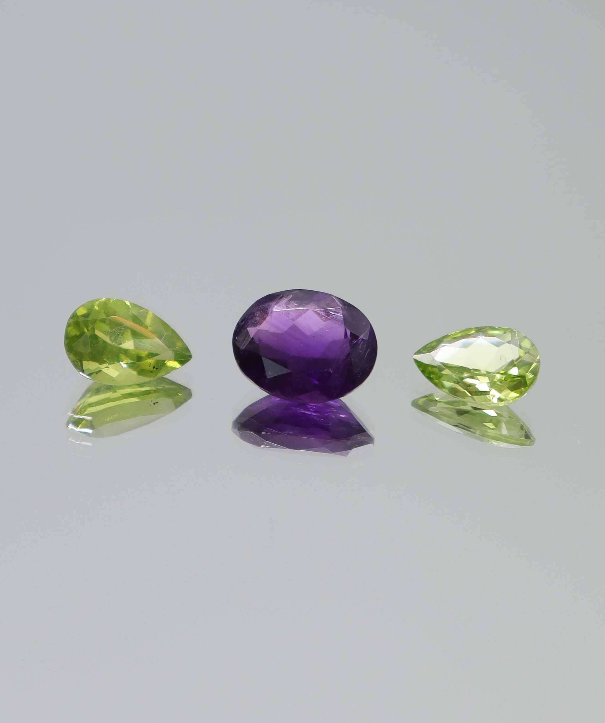 Luxury Promise 4.82ct Amethyst-Peridot set DXBCS6143