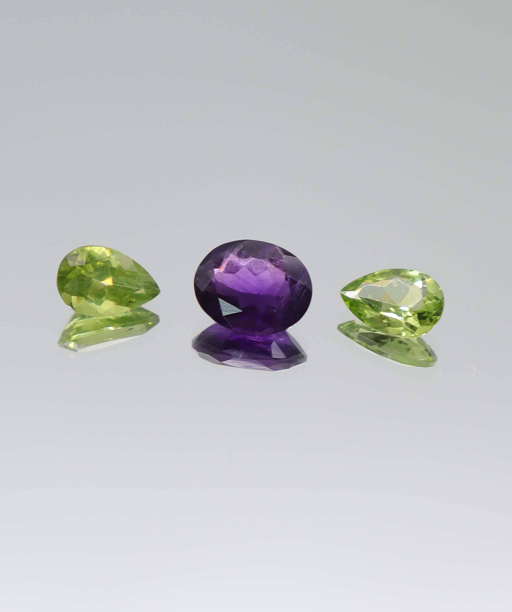 Luxury Promise 4.82ct Amethyst-Peridot set DXBCS6143