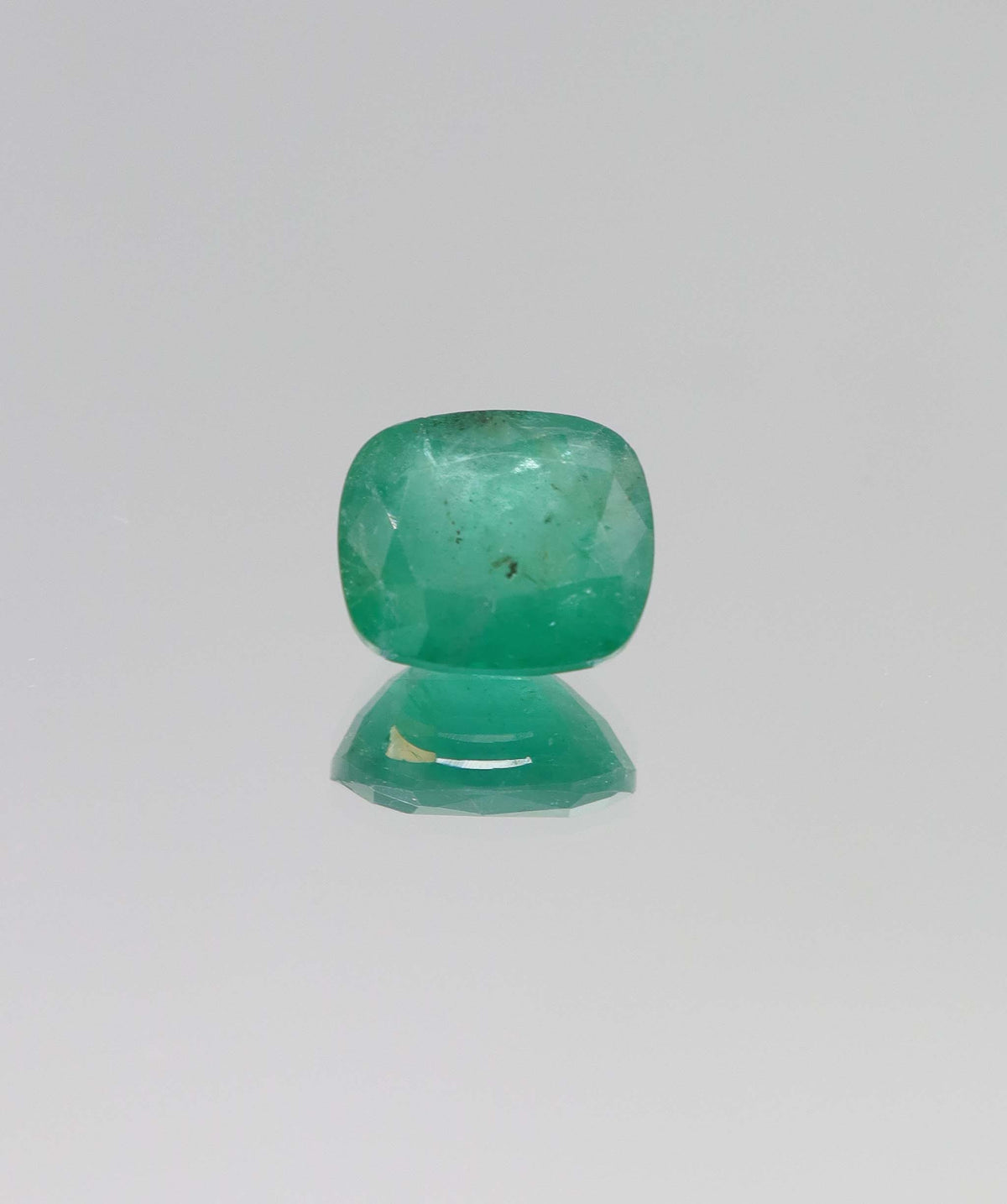 Luxury Promise 4.8ct Cushion Natural Zambian Emerald DXBCS6380