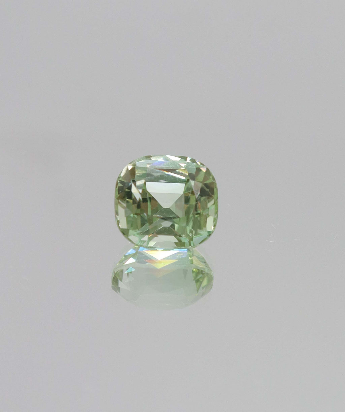 Luxury Promise 4ct Mint Green Tourmaline Cushion DXBCD2142