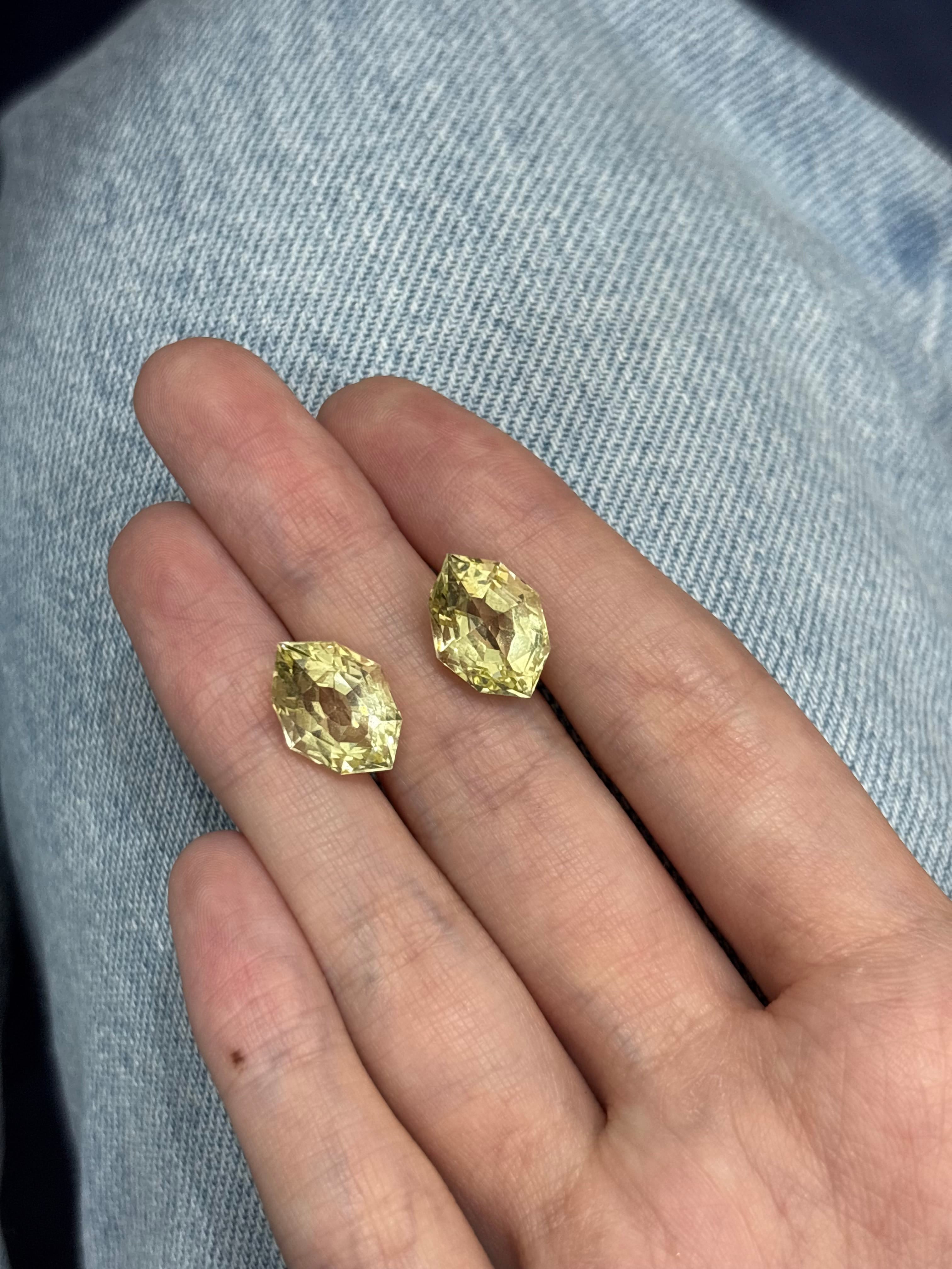 Luxury Promise 5.00ct Lemon Amethyst Fantasy Cut DXBCS5112