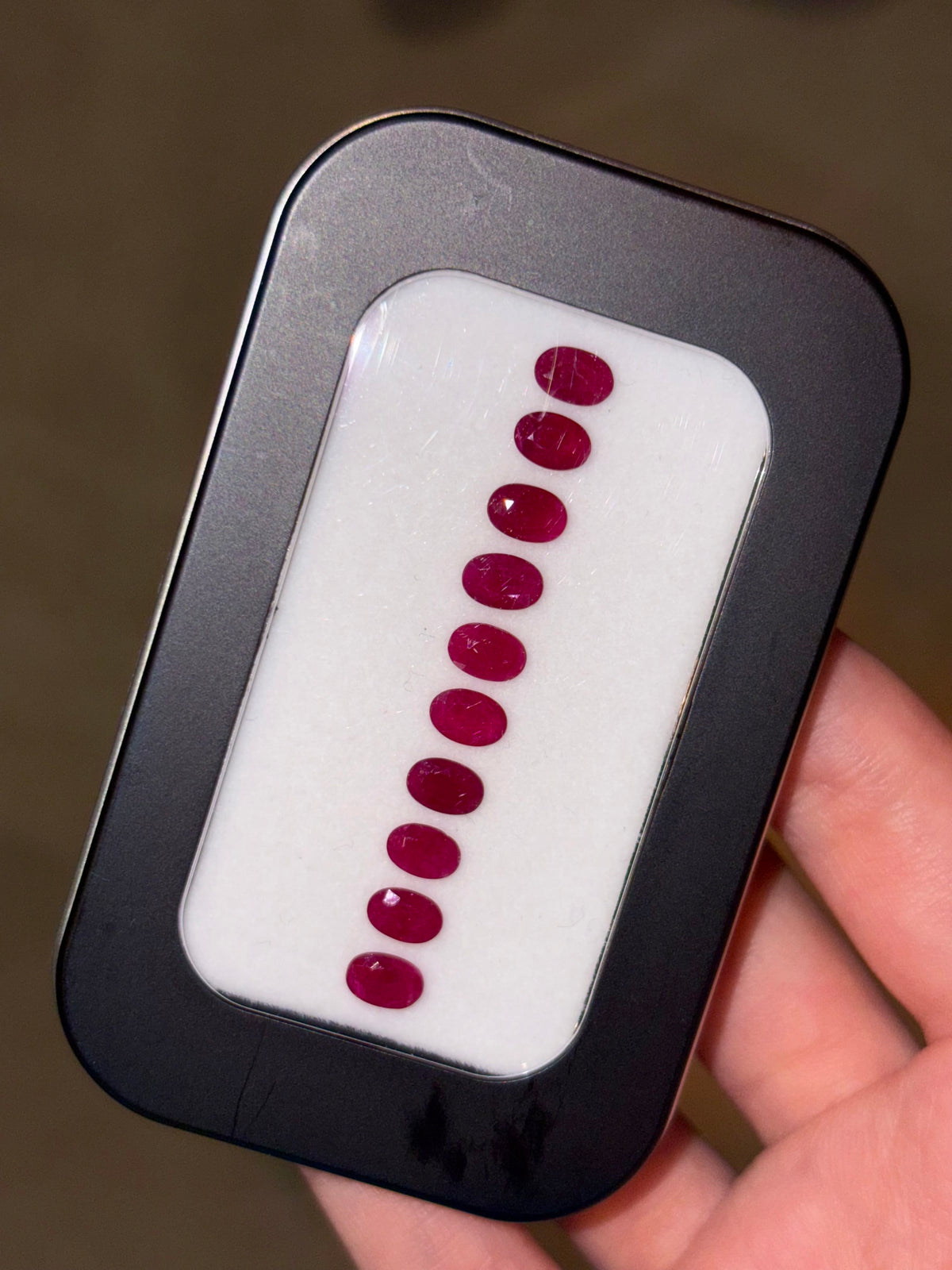 Luxury Promise 5.00ct Ruby Oval Set 6x4 THAIC1450