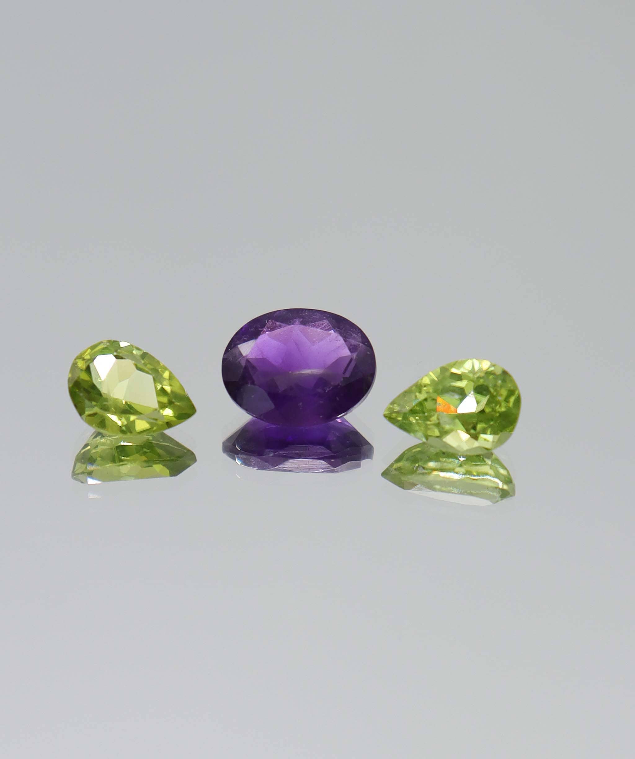 Luxury Promise 5.16ct Amethyst-Peridot set DXBCS6140