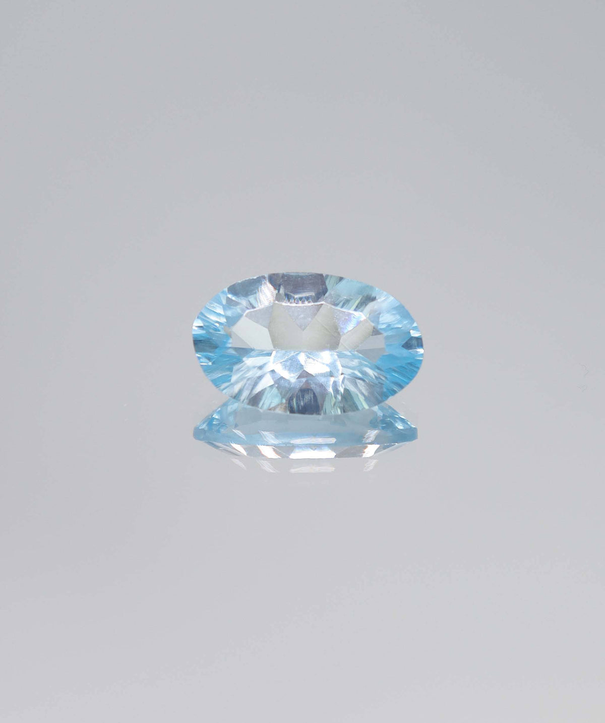 Luxury Promise 5.26ct Blue Topaz Oval DXBCS5819