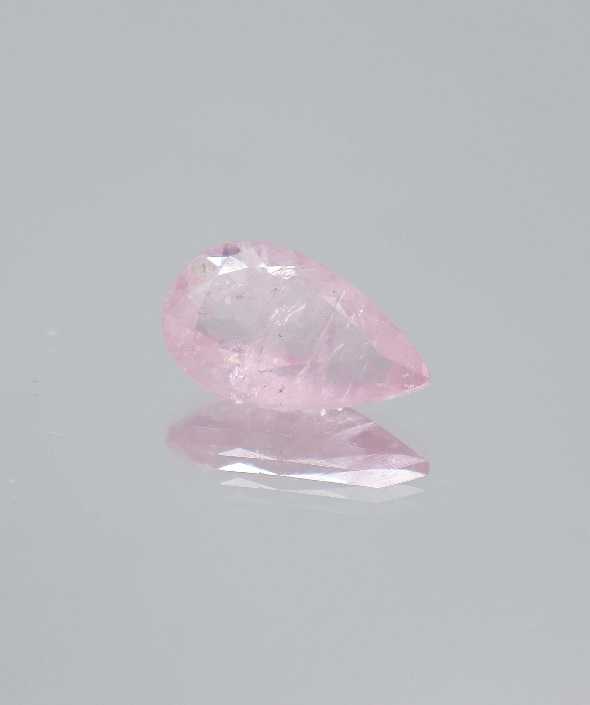 Luxury Promise 5.70ct Morganite Pear DXBCS5848