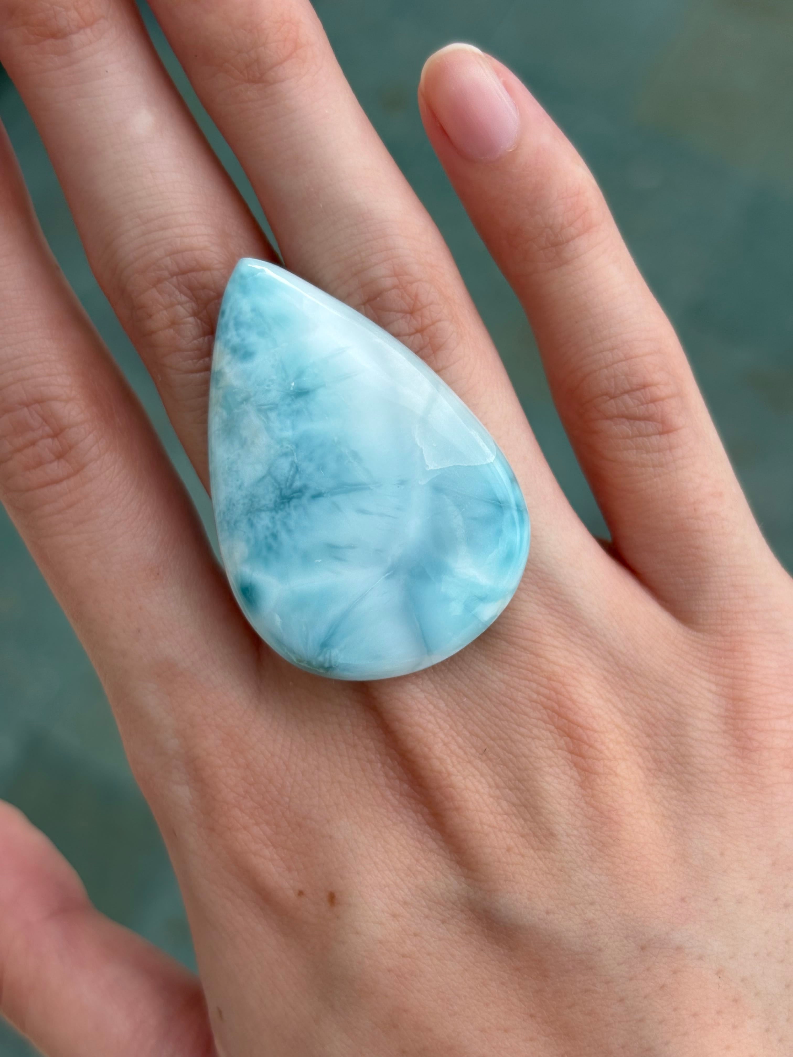Luxury Promise 55.00ct Larimar Dominican Republic DXBCS5168