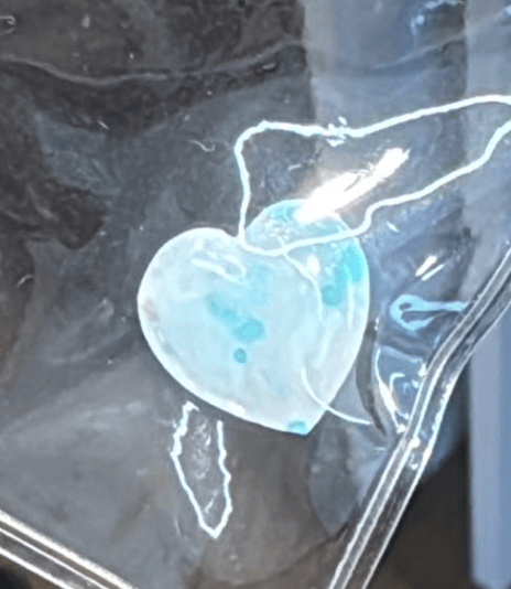 Luxury Promise 6.12ct paraiba heart BRAZ024