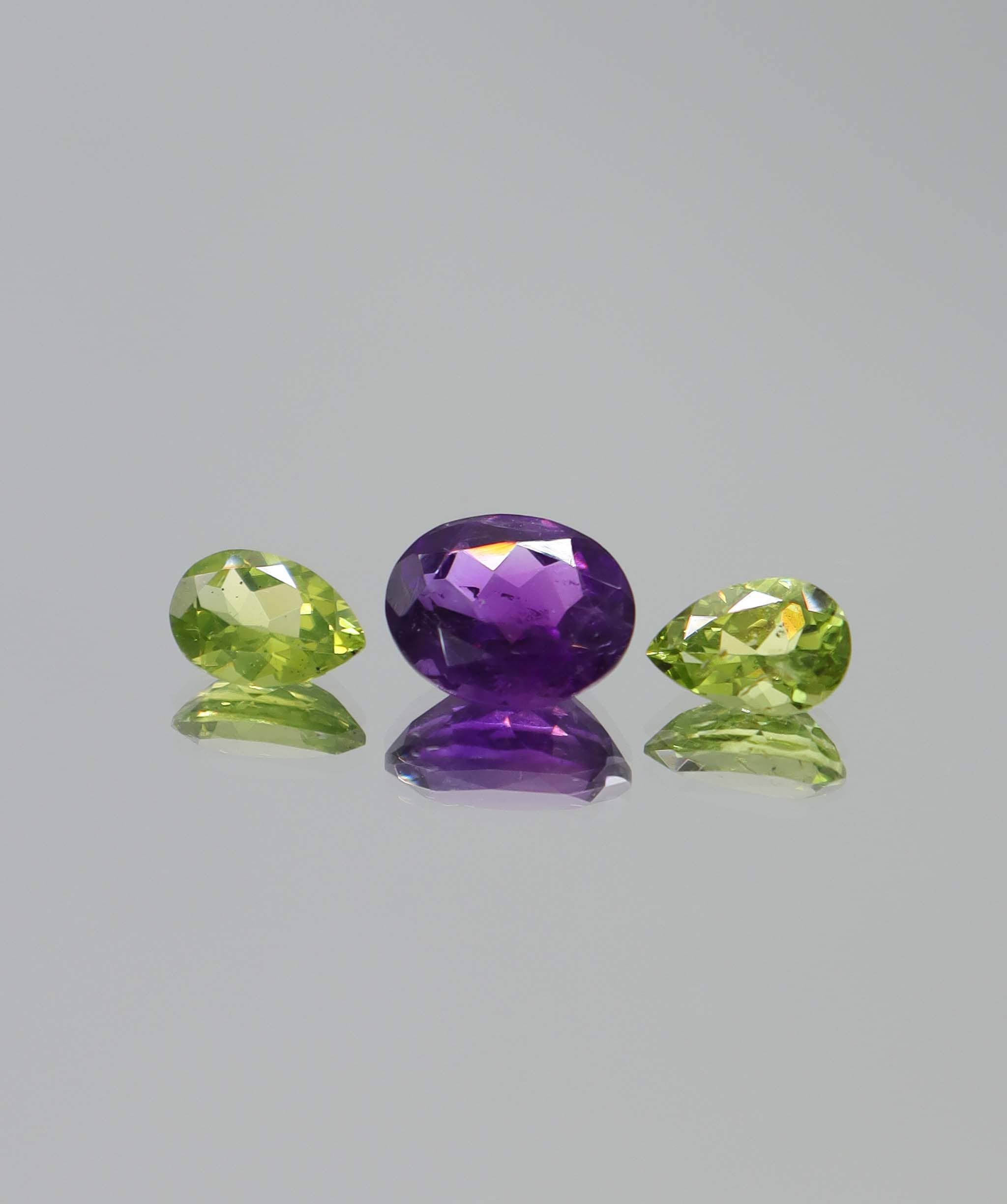 Luxury Promise 6.26ct Amethyst-peridot set DXBCS6167