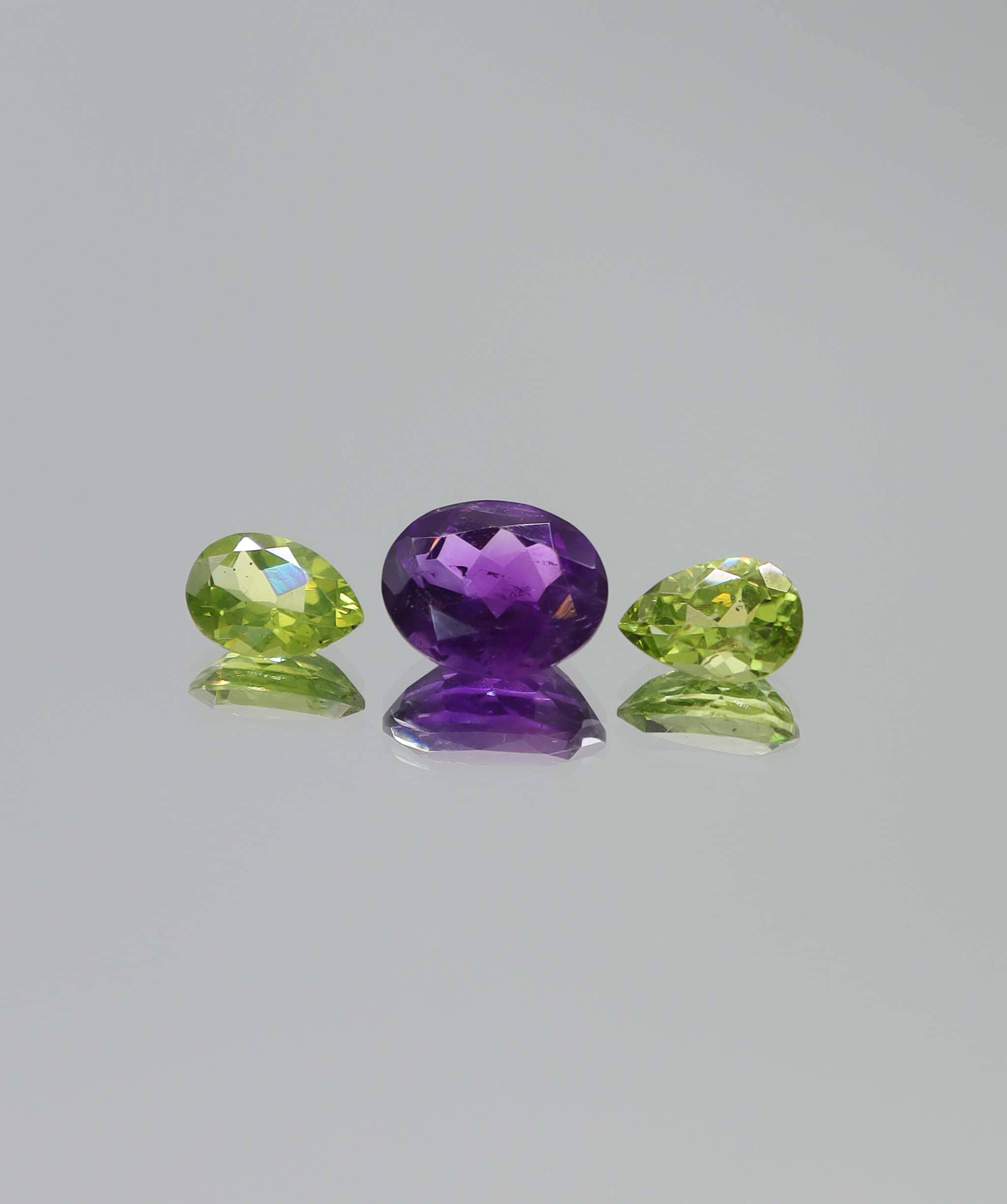 Luxury Promise 6.26ct Amethyst-peridot set DXBCS6167