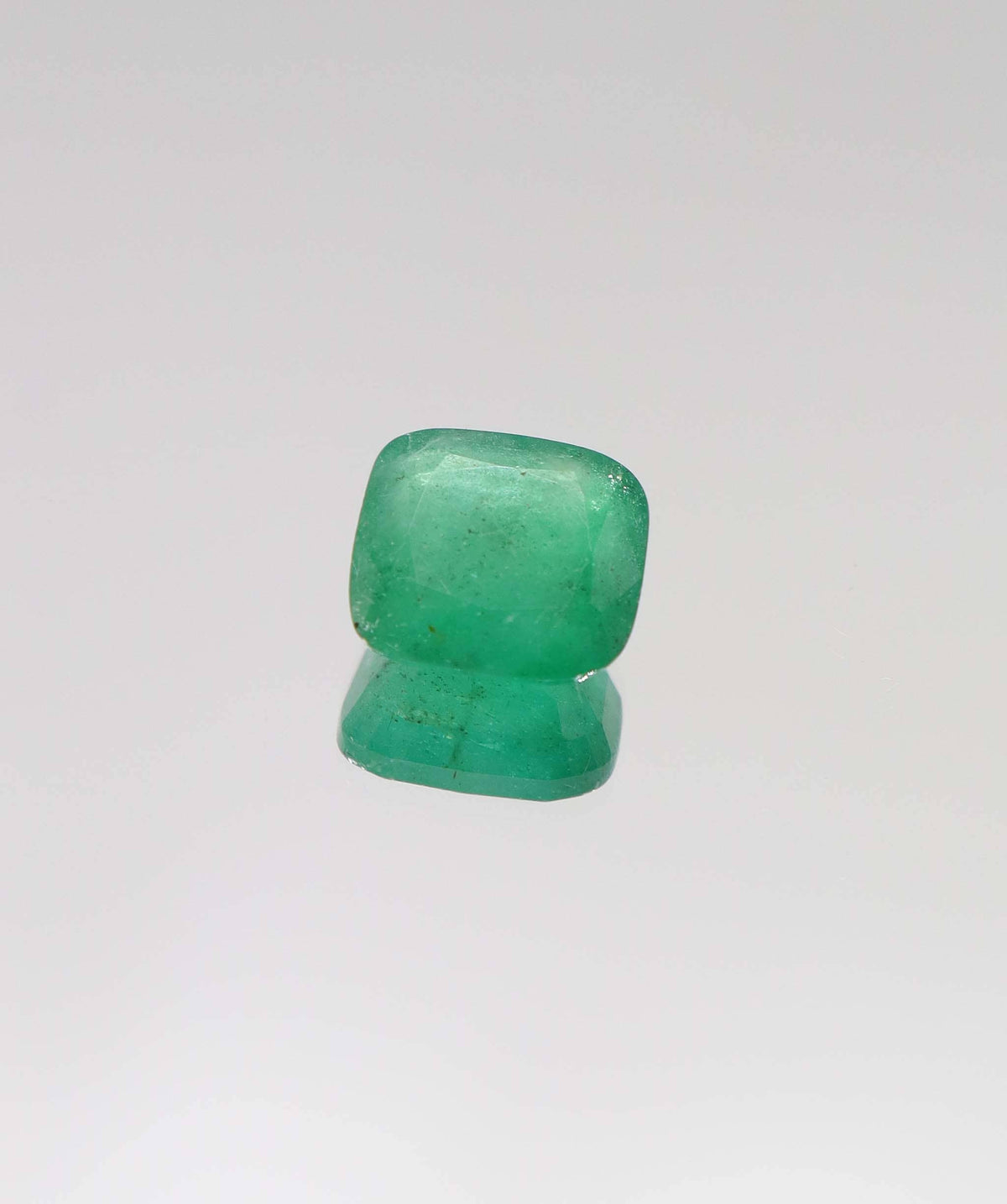 Luxury Promise 6.7ct Cushion Natural Zambian Emerald DXBCS6379