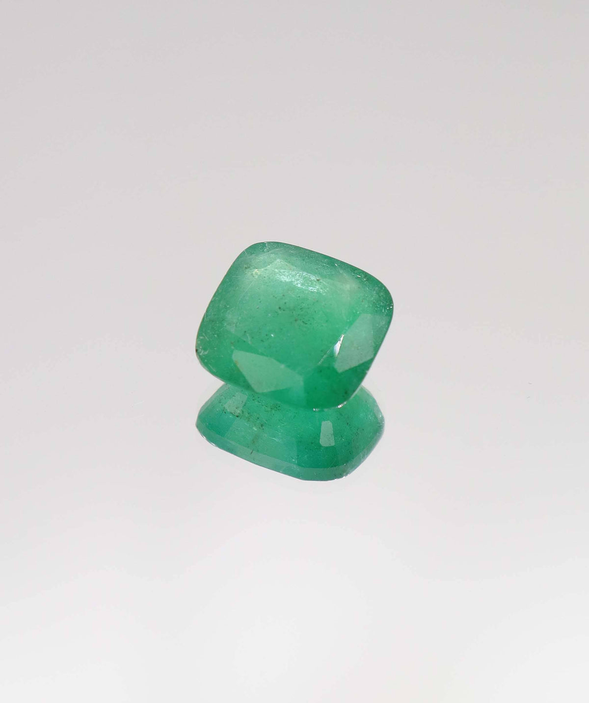 Luxury Promise 6.7ct Cushion Natural Zambian Emerald DXBCS6379