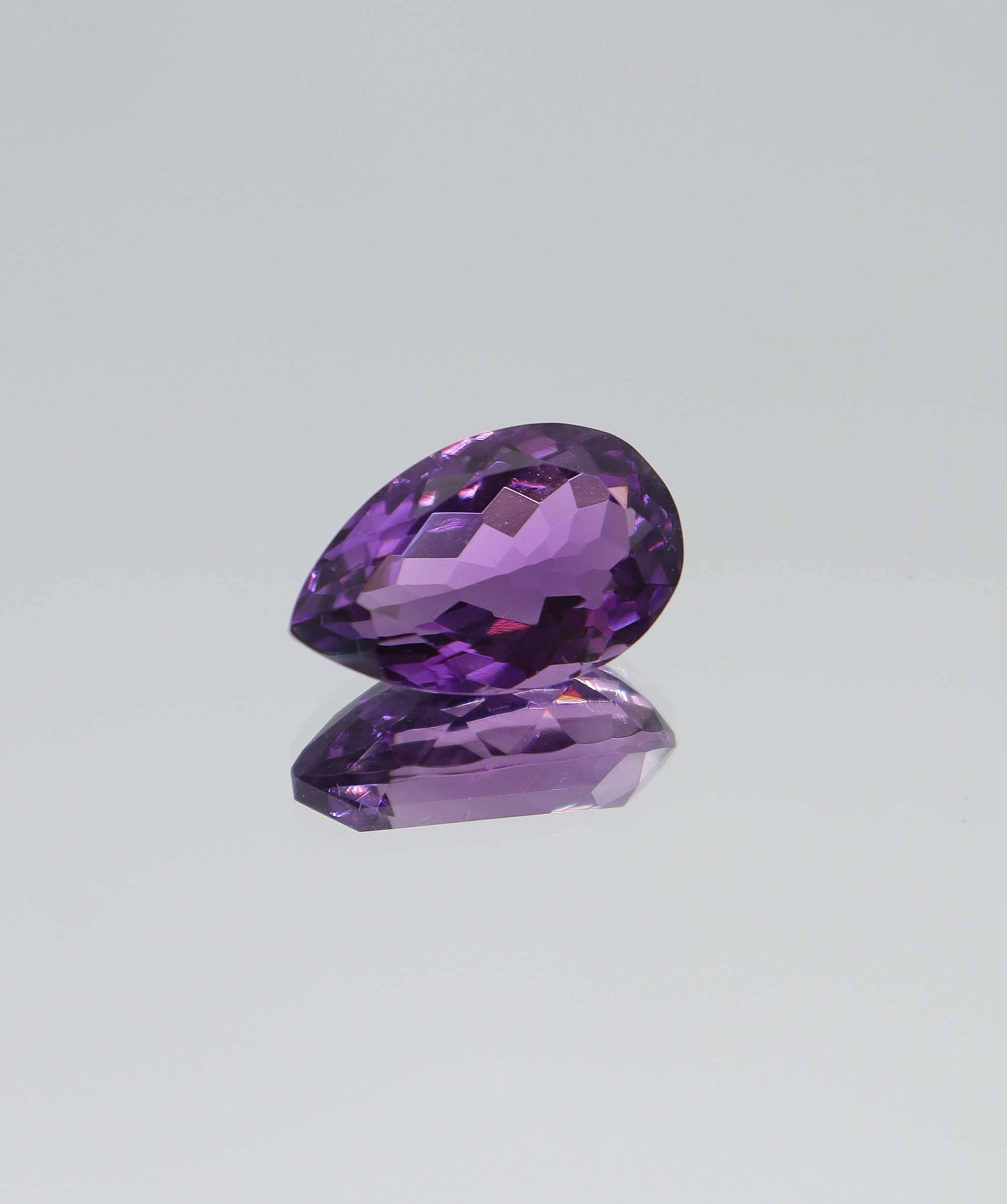Luxury Promise 7.30ct Amethyst pear shape DXBCS6173