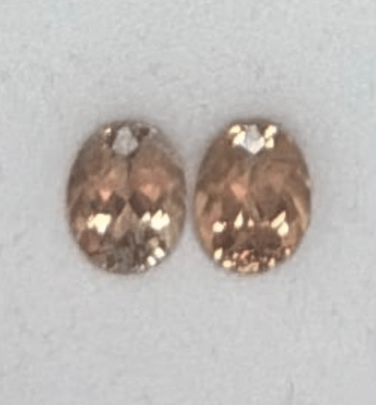 Luxury Promise 7.66CT OVAL TOURMALINE PAIR DXBCS6238