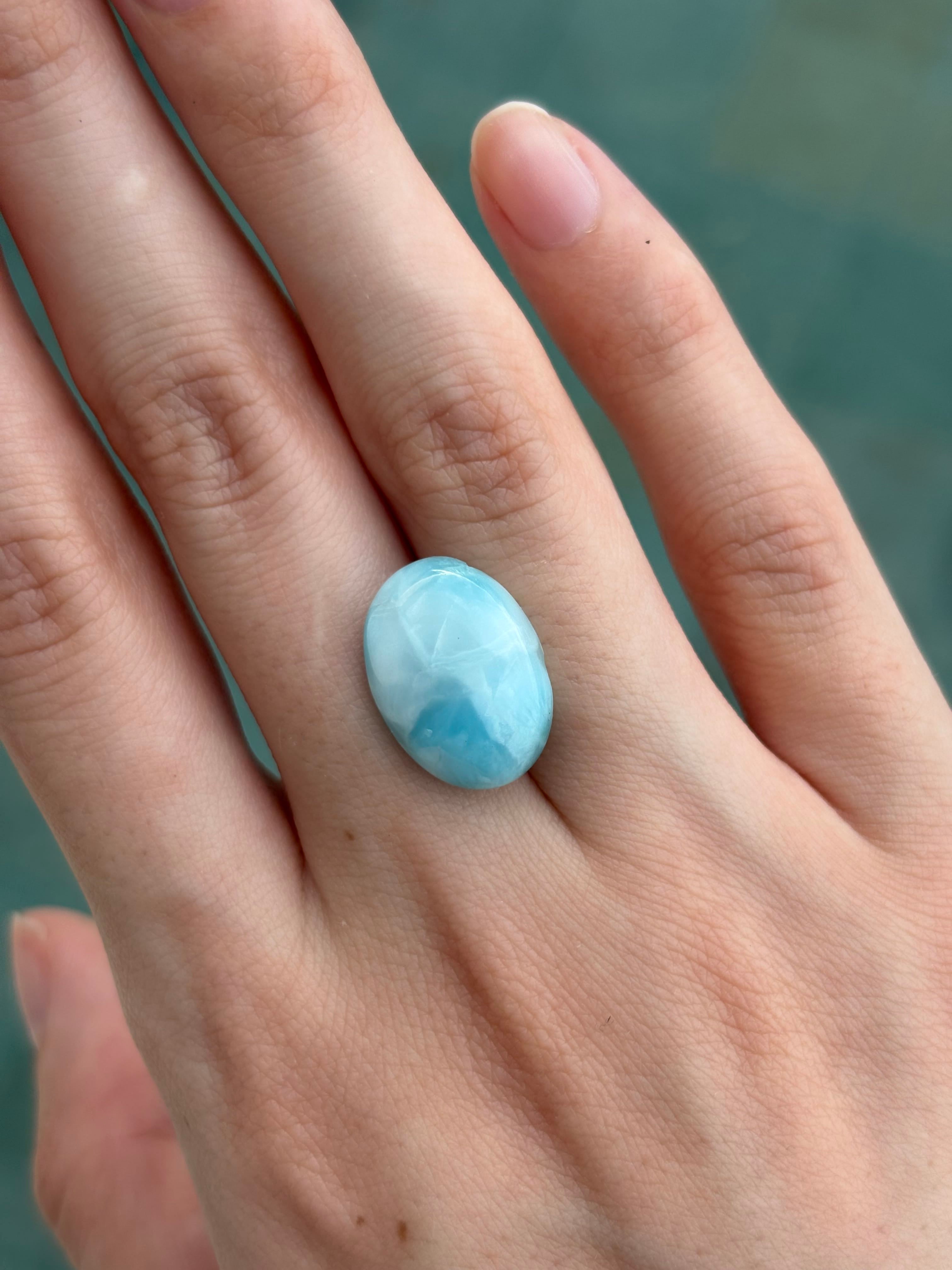 Luxury Promise 7.68ct Larimar Dominican Republic DXBCS5169