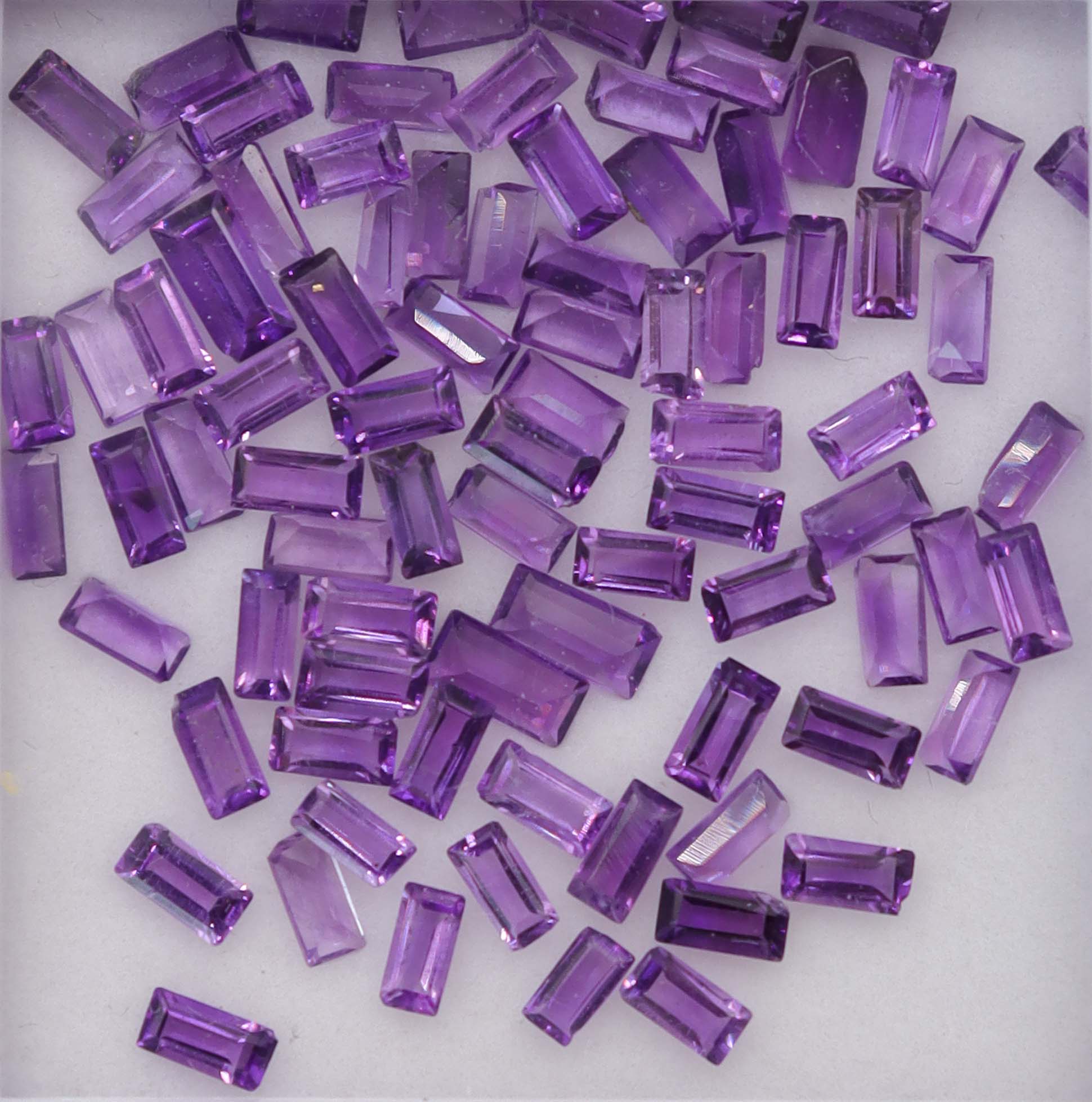 Luxury Promise 8.26ct amethyst bagette set DXBCS6165