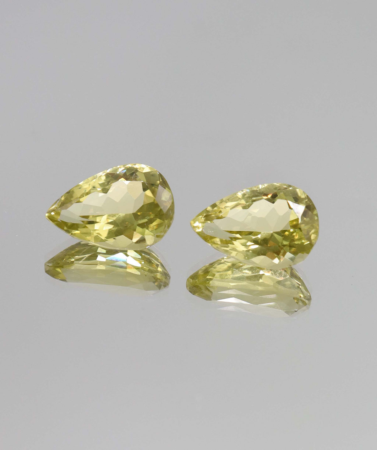 Luxury Promise 9.07ct Lemon Quartz Pear pair DXBCD2139