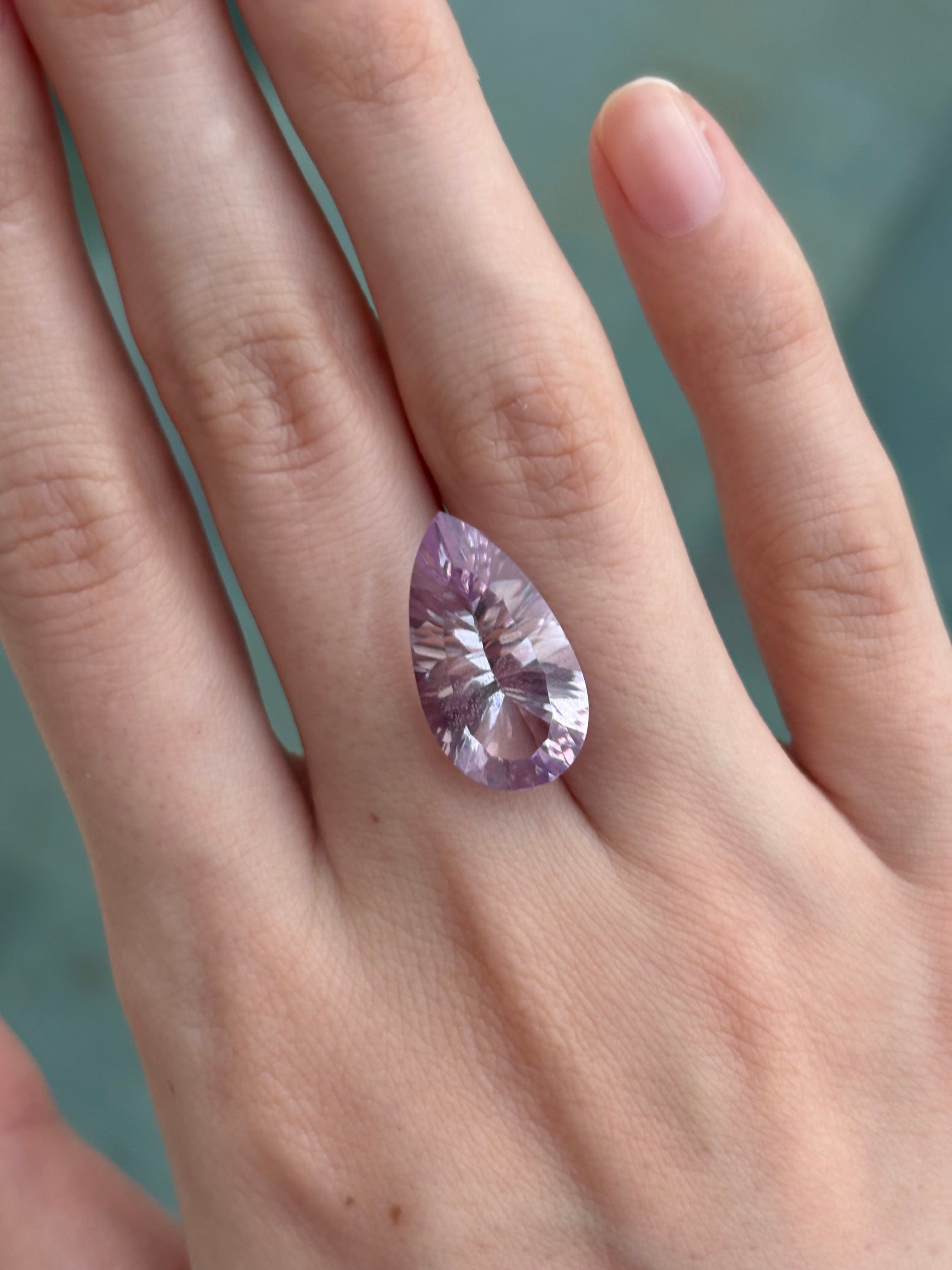 Luxury Promise 9.09ct Fantasy Pear Lavender Amethyst DXBCS5102