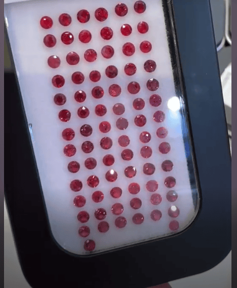 Luxury Promise 9.85ct Burmese Red Spinel 2-3mm DXBCS5654