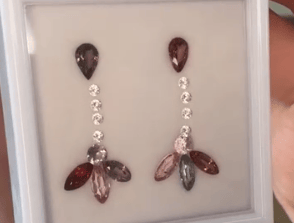 Luxury Promise Dangly spinel set for Shon DXBCS6488