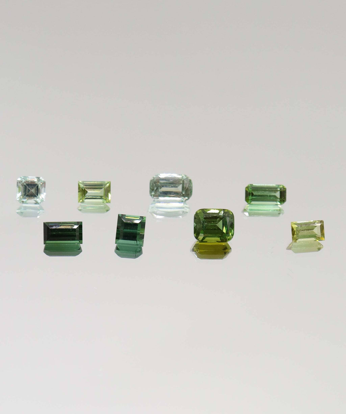 Luxury Promise Dark Green Tourmaline Emerald/Princess/Ascher/cushion DXBCD2162