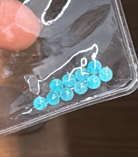 Luxury Promise round paraiba #2 (price per 1 stone) BRAZ029