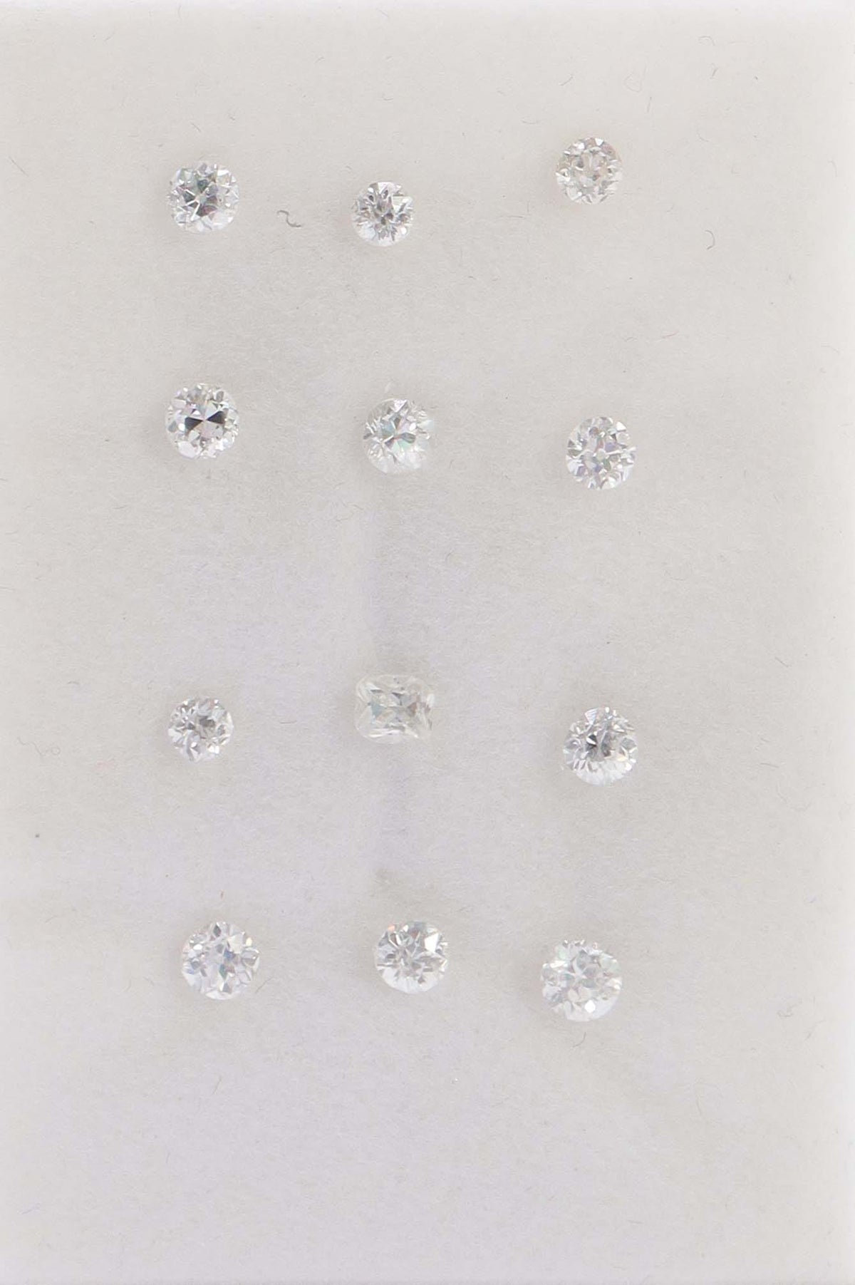 Luxury Promise SI White OLD CUT ROUND Shape Melee (RARE) (Price Per Stone) DXBN0854